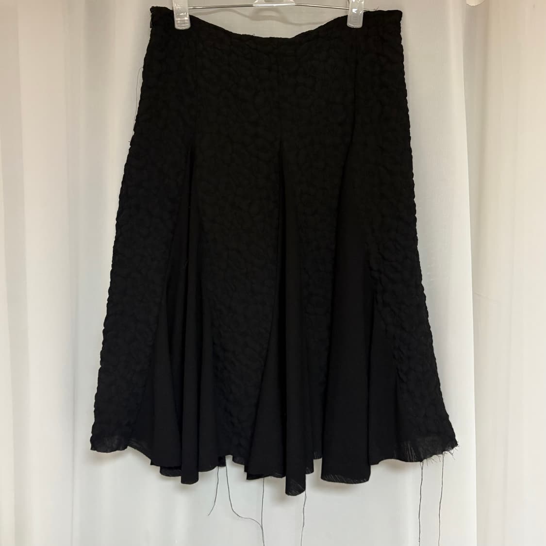 FLOWER BELTED SKIRT BLACK 상품이미지3