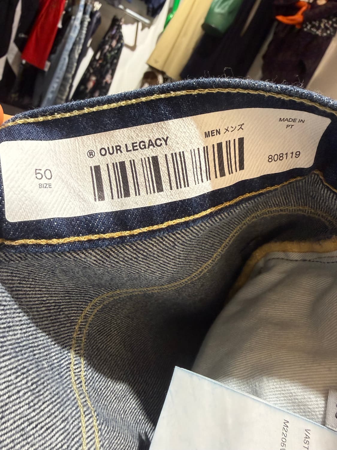 아워레가시 워크샵 와이드핏 데님 50사이즈  상품이미지6