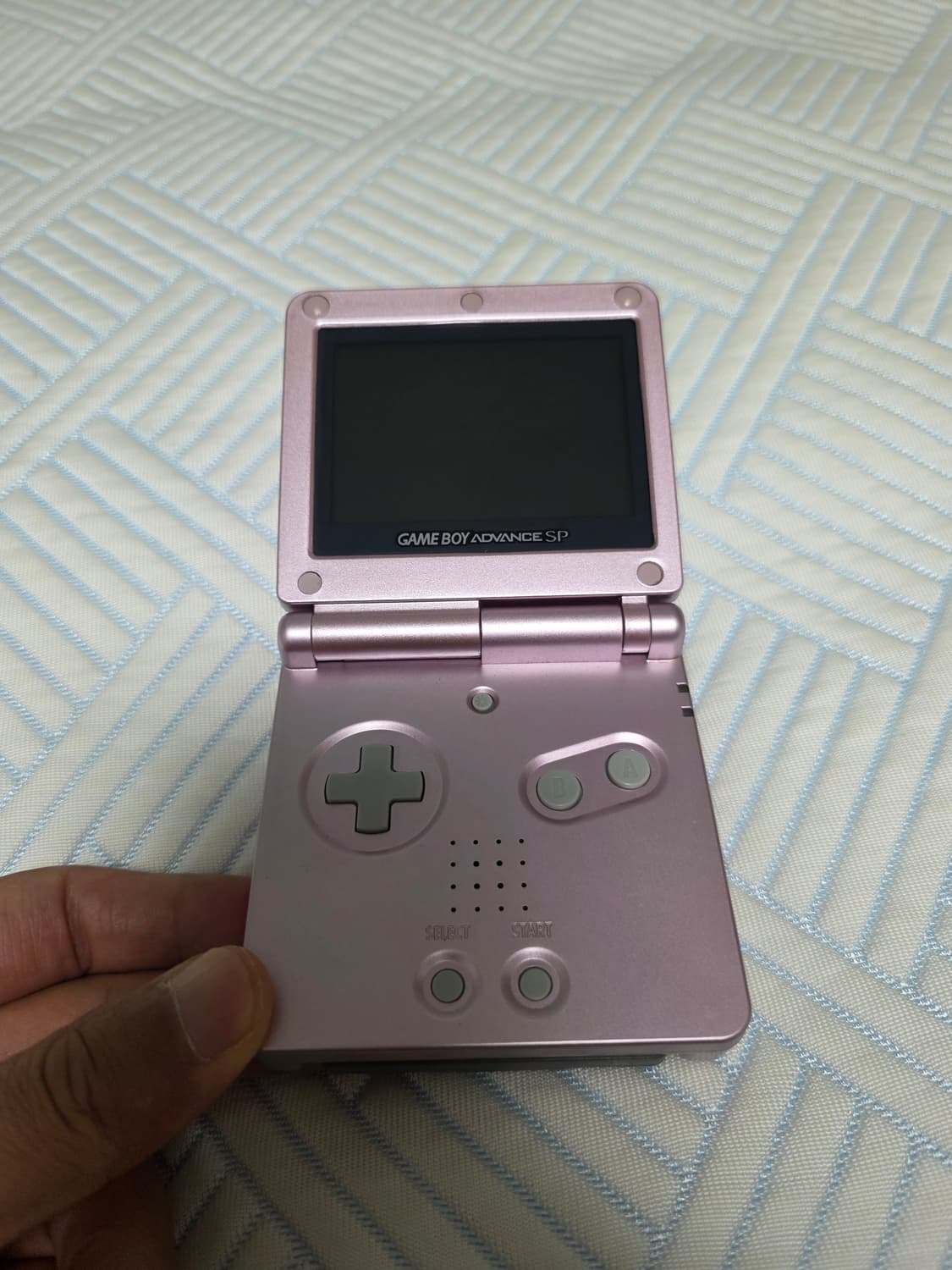게임보이 어드밴스sp, gba sp 순정 백라이트 핑크 상품이미지1