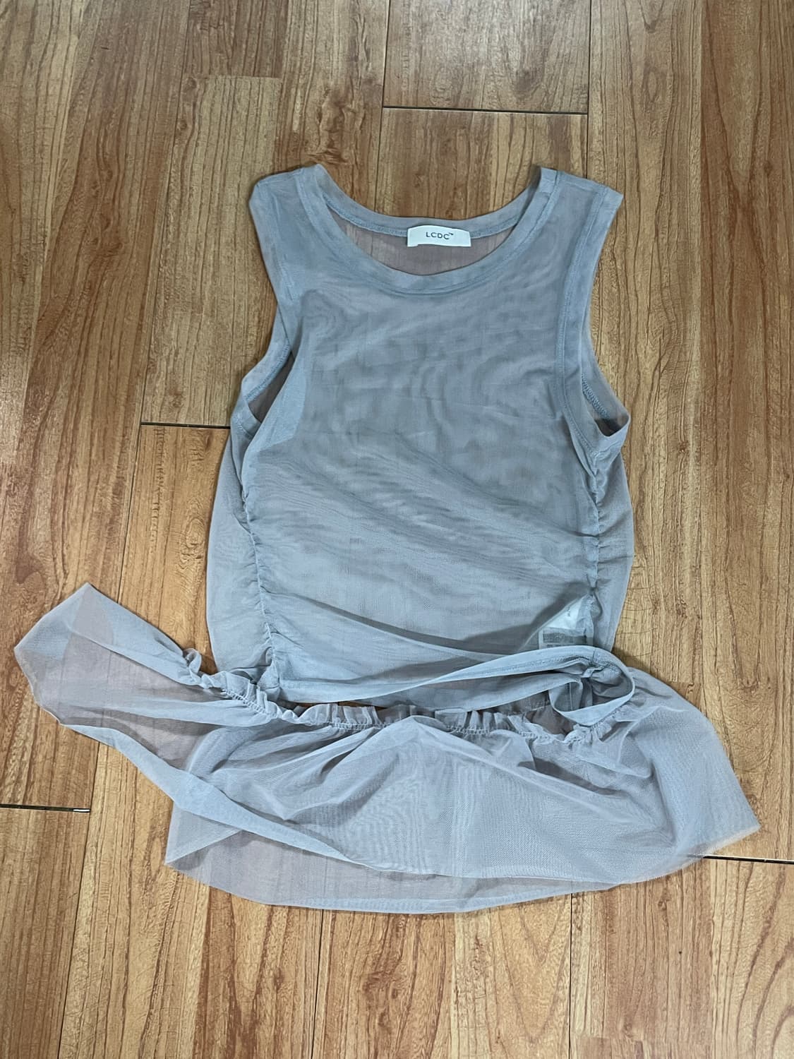 LCDC Mesh trill sleeveless top 상품이미지4