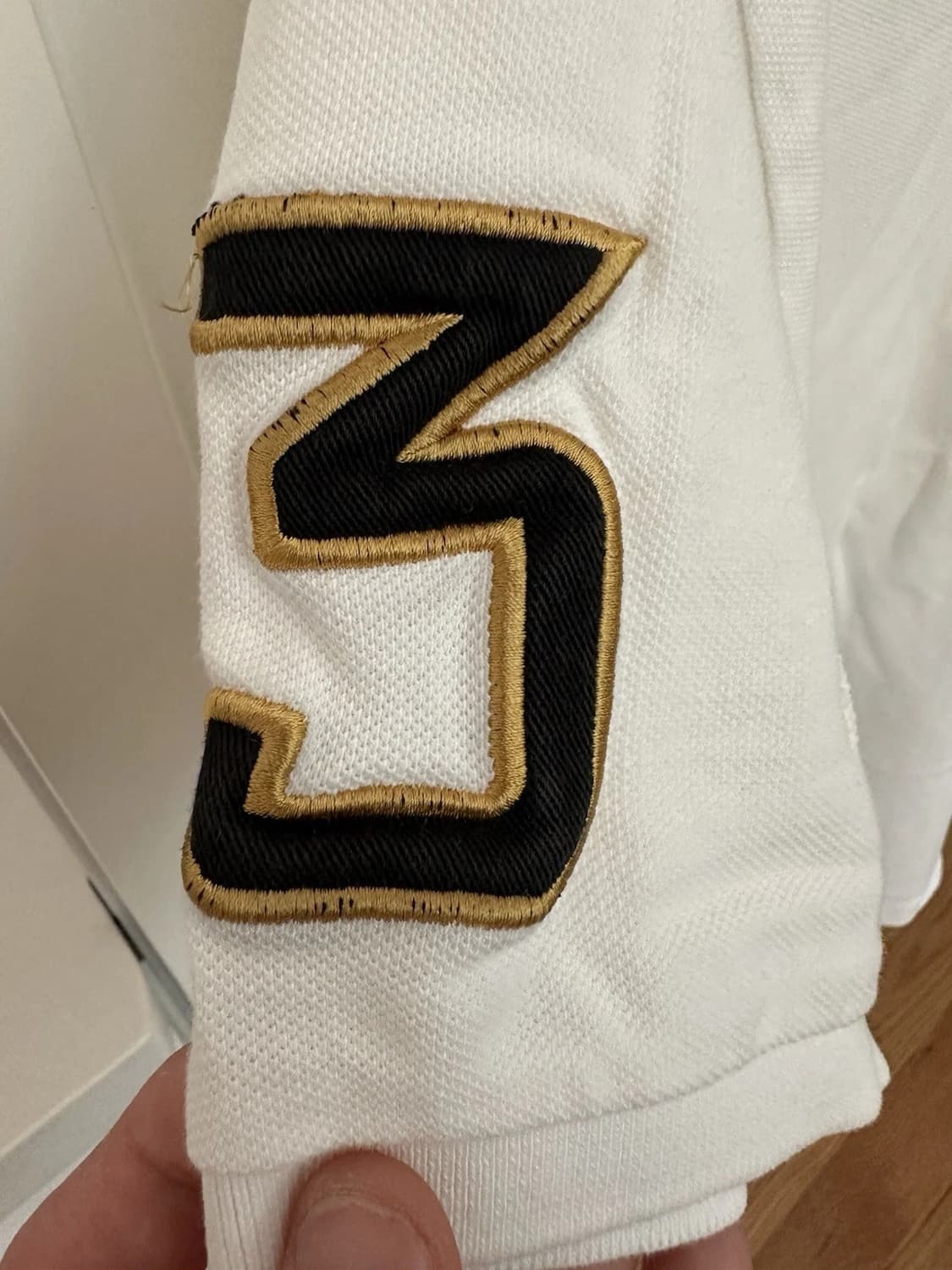 폴로 랄프로렌 빅포니 반팔 카라티 화이트 블랙 상품이미지4