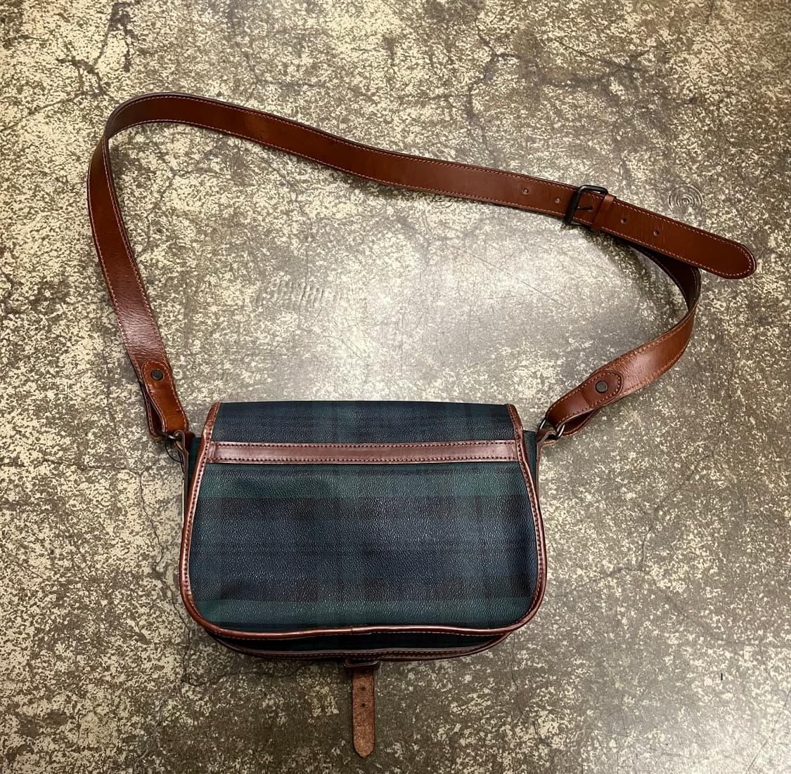 90s 폴로 랄프로렌 타탄체크 크로스백 상품이미지3