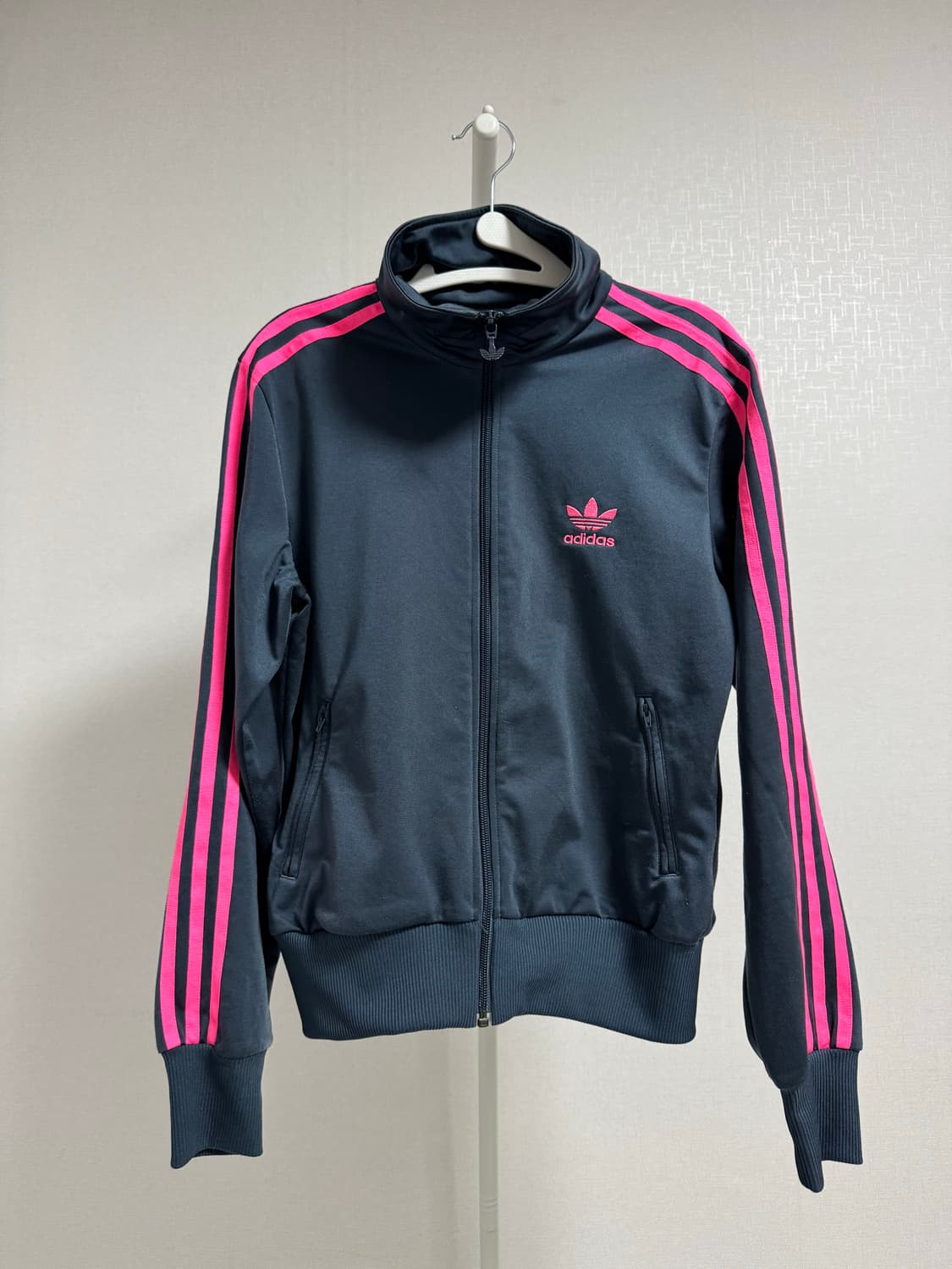 아디다스 블랙/핑크 삼선 져지 95 사이즈 상품이미지1