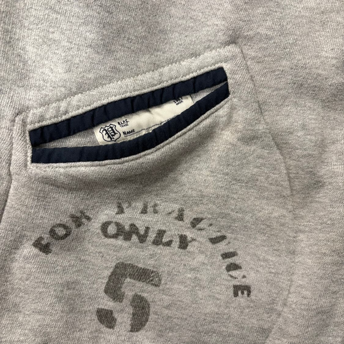 폴로 랄프로렌 그레이&네이비 플리스 바시티 자켓 상품이미지4