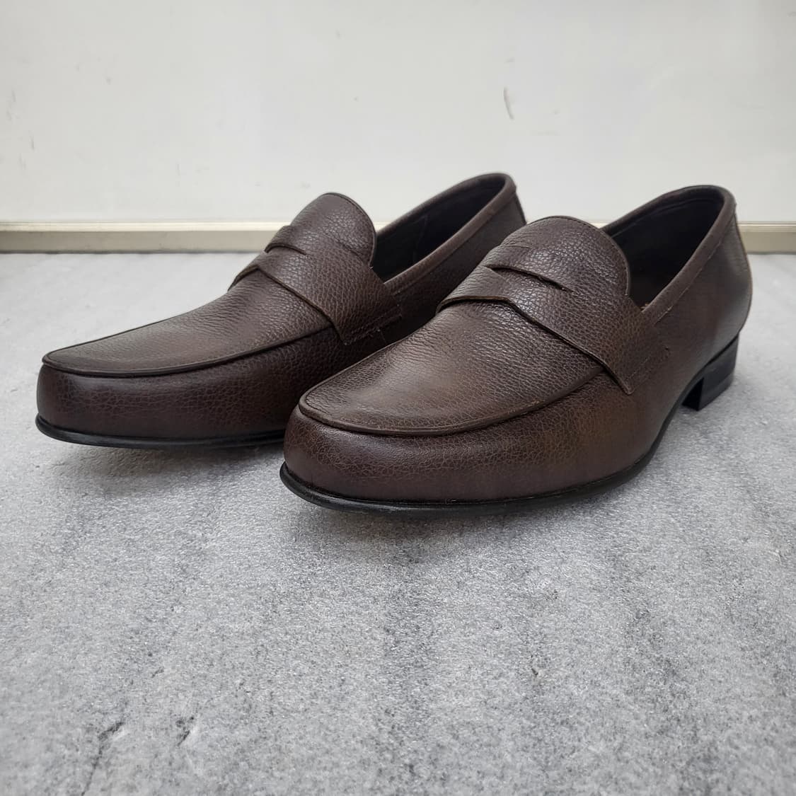 미착용 미소페 PRIPE  남성 로퍼 255mm 브라운 상품이미지7