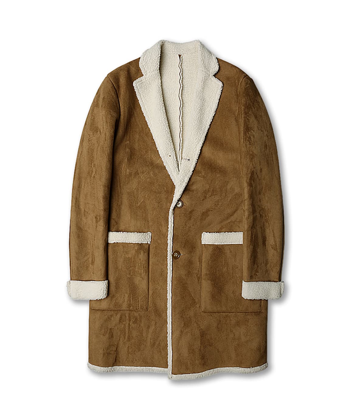 빔즈 [Beams] 베이직 & 익사이팅 무스탕 코트 시어링 자켓 상품이미지1