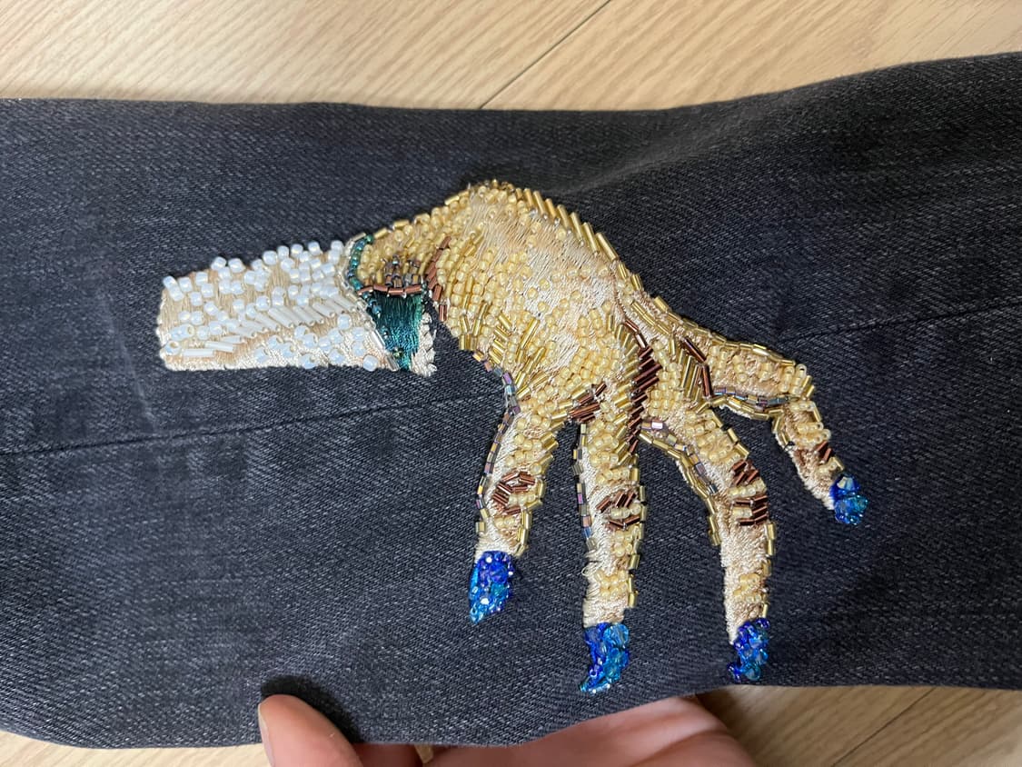 [3] 언더커버 디핸드 비즈 데님 UC2C4510 상품이미지5