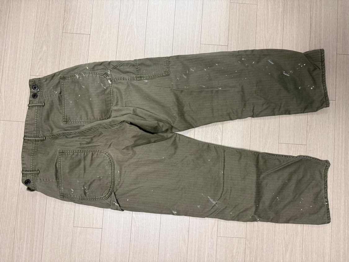 RRL 디스트레스드 헤링본 카펜터 팬츠 30x30 상품이미지2