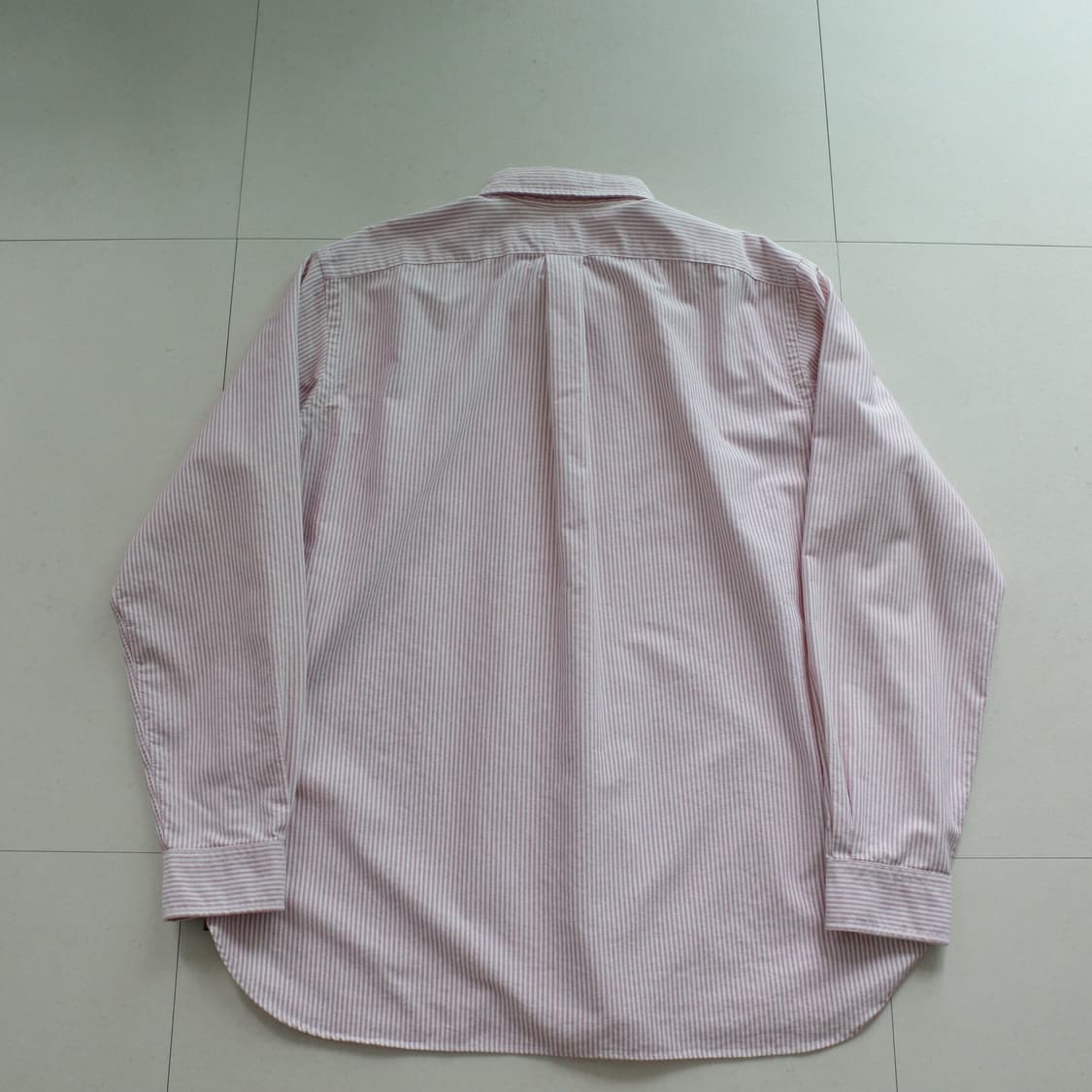 90s 폴로 랄프로렌 캔디드 스트라이프 버튼다운 옥스포드 셔츠 L 상품이미지6