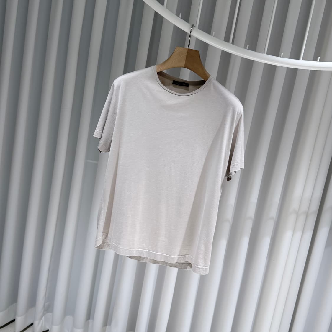 (A+/L) / 로로피아나 실크 코튼 크루넥 반팔 티셔츠 상품이미지2