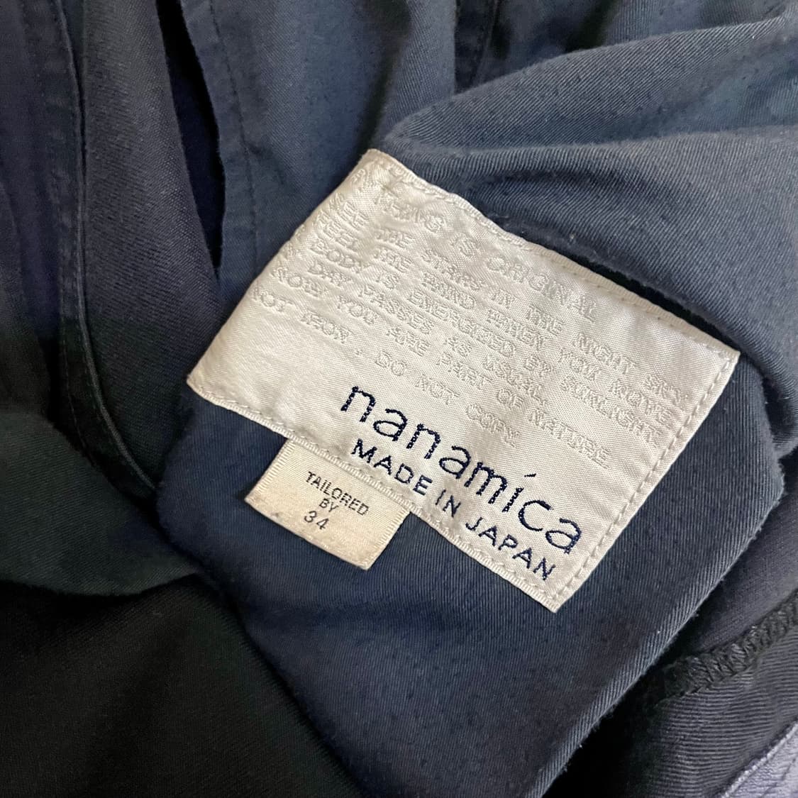 [34] nanamica 나나미카 와이드 치노팬츠 상품이미지6