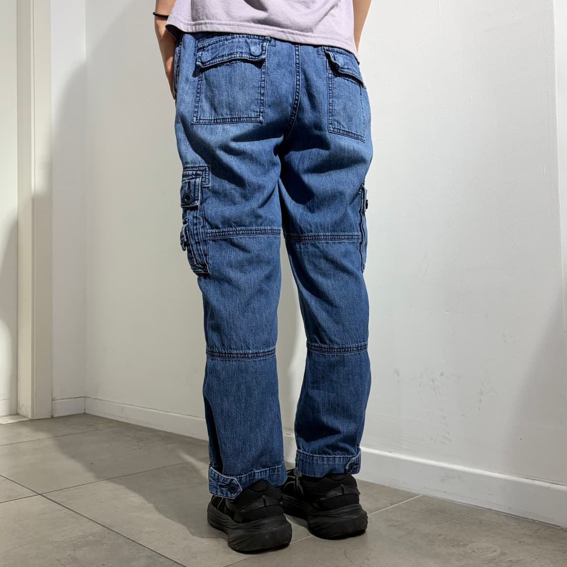 90s 폴로 LAUREN JEANS COMPANY 데님 탄창 카고 팬츠 상품이미지2