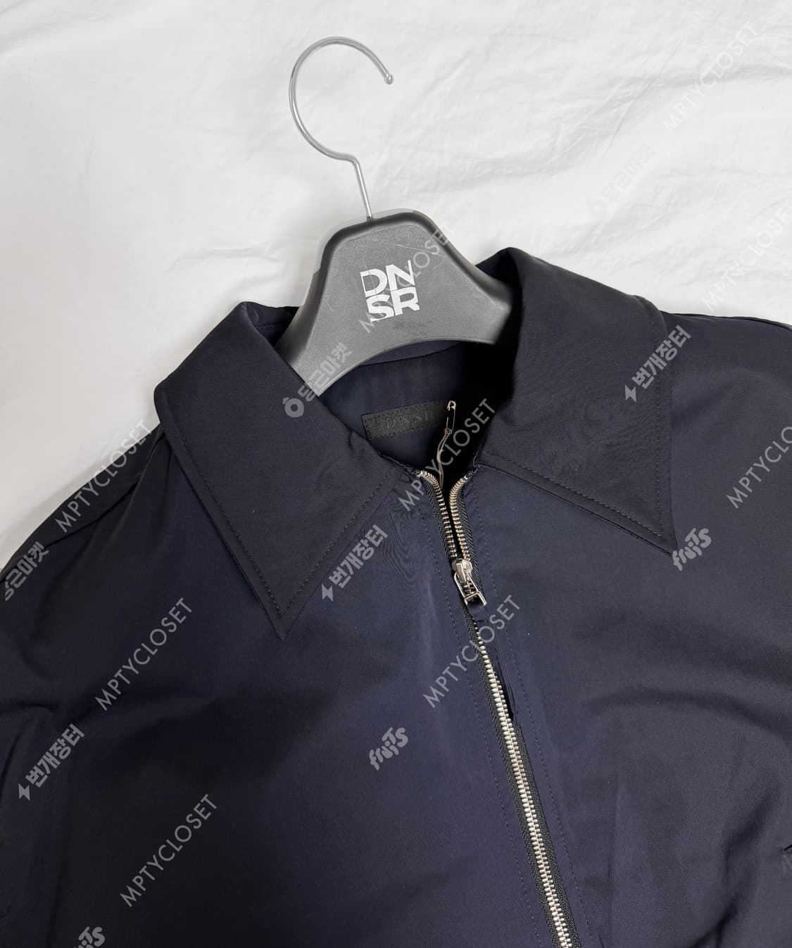 [XL] DNSR 크롭 플라이트 MA-1 자켓 점퍼 네이비 상품이미지5