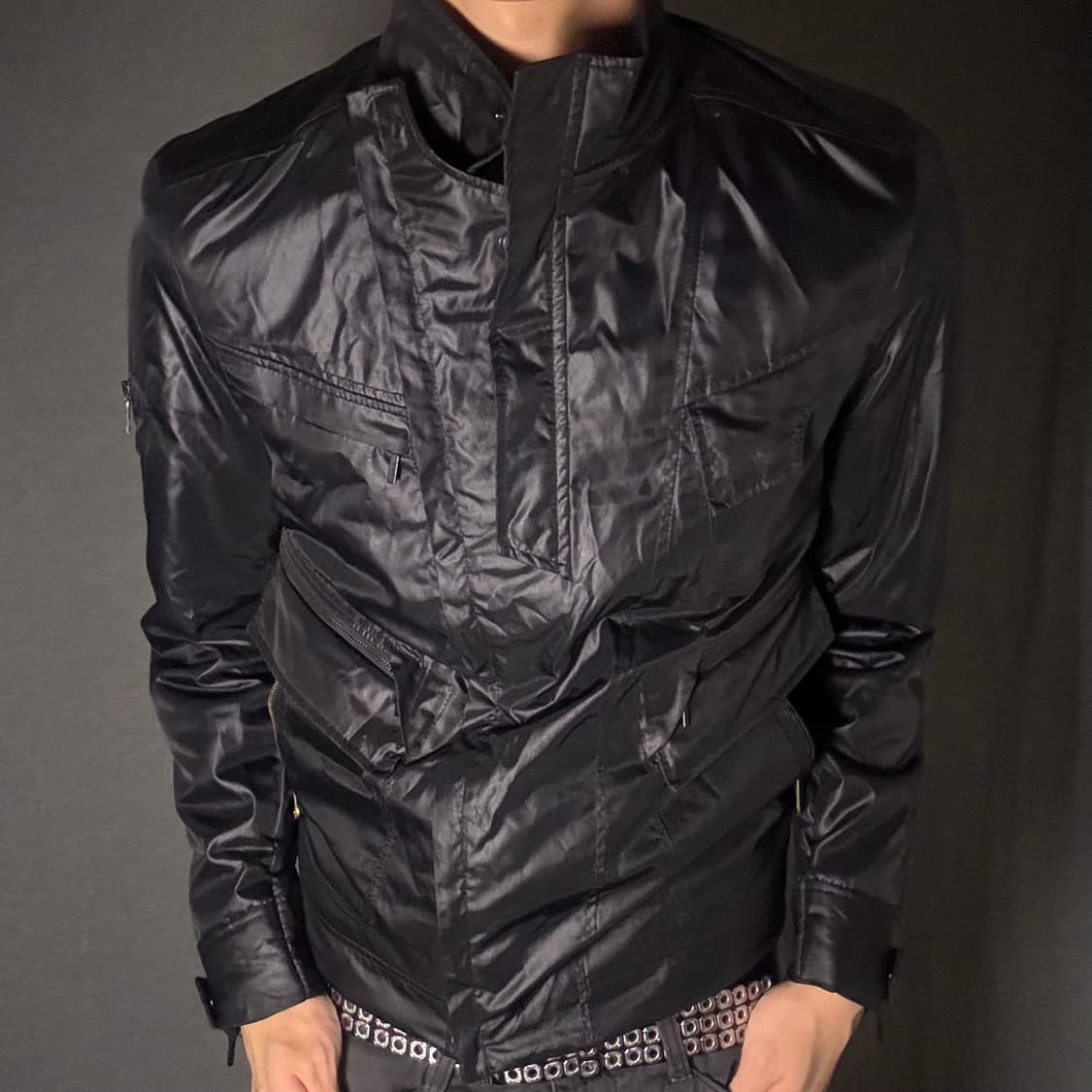 system 사선 포켓 y2k 자켓 상품이미지3