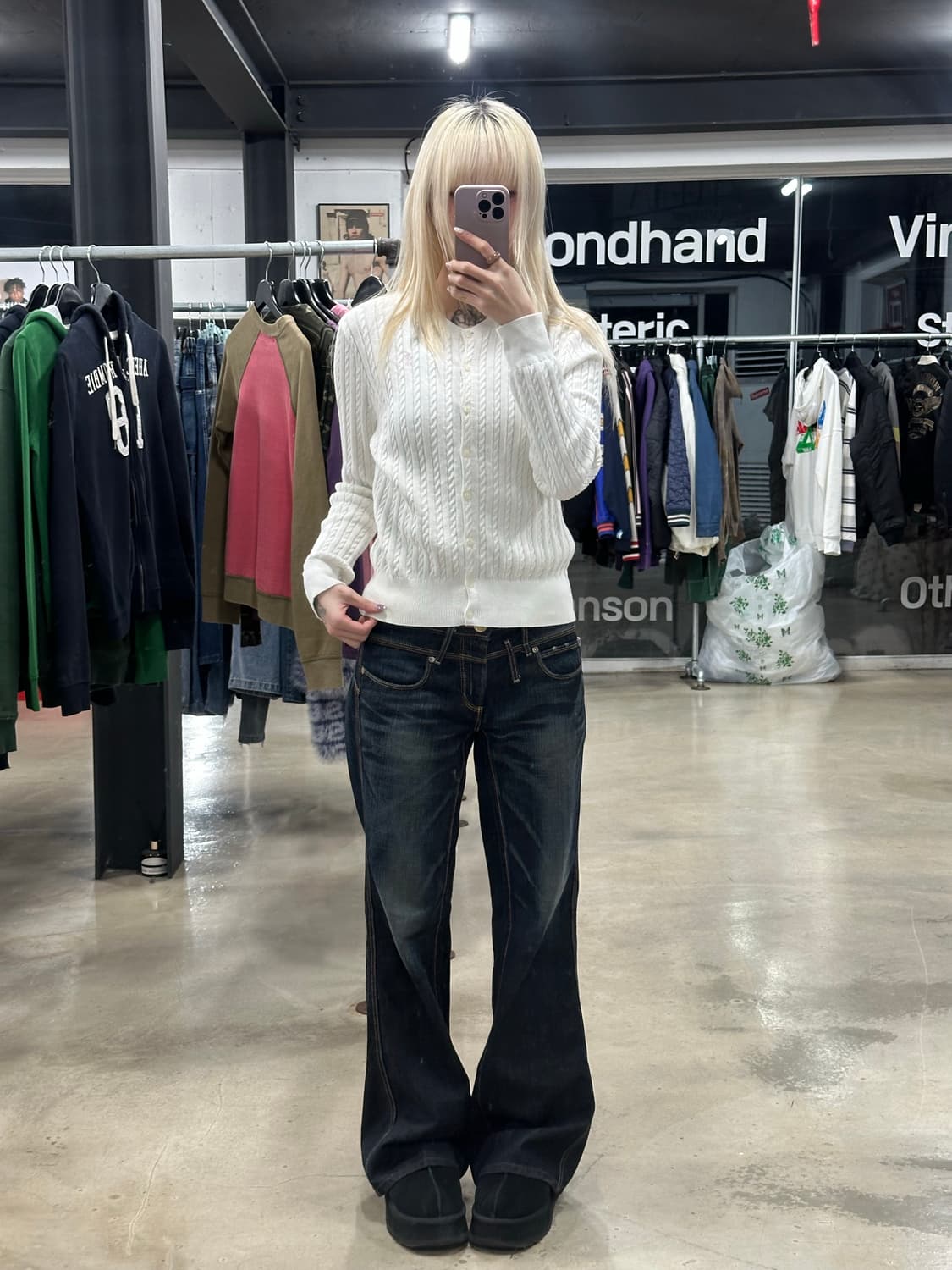 폴로 랄프로렌 꽈배기 케이블 니트 가디건 상품이미지3