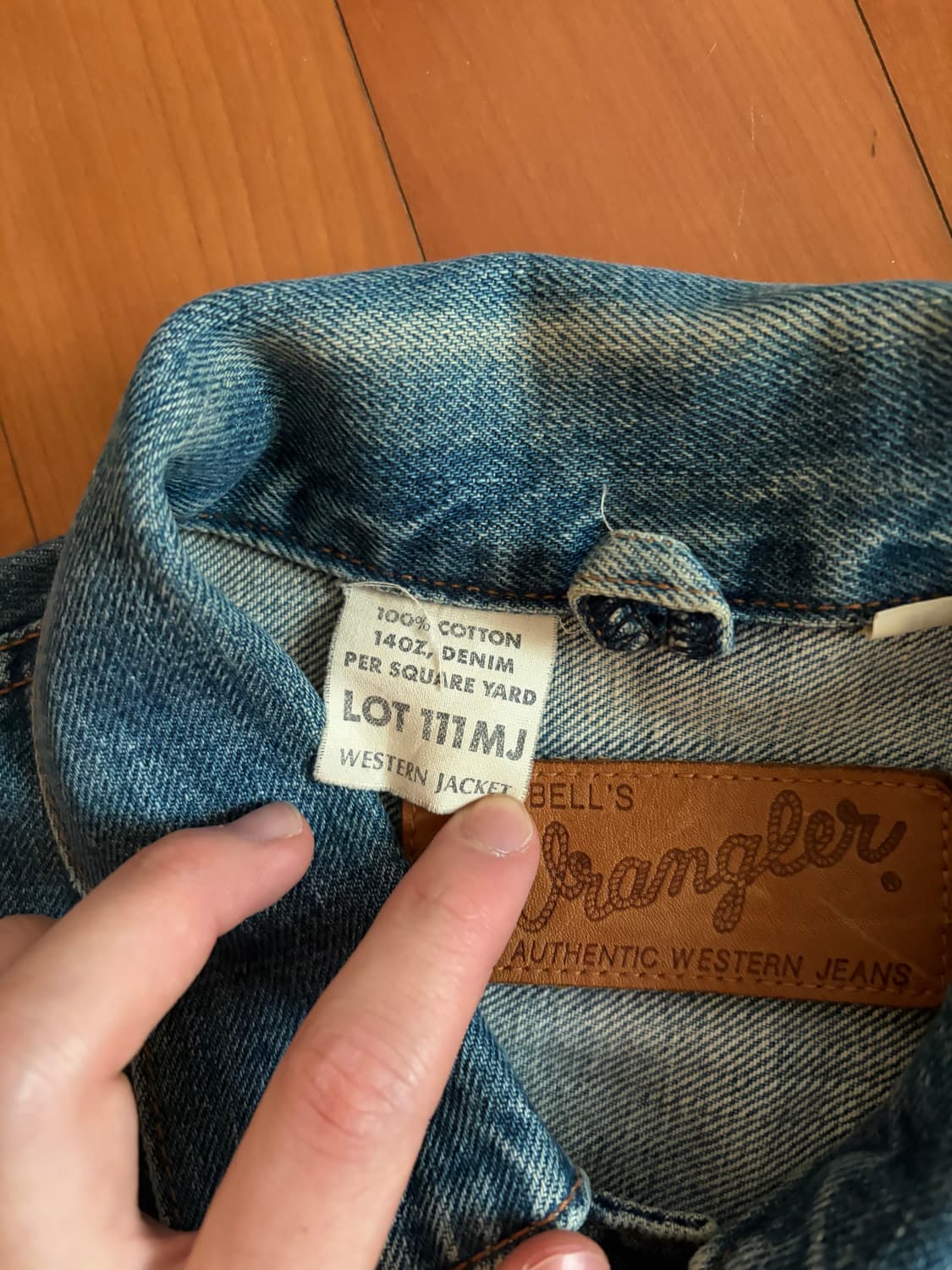 랭글러 90s 111mj 데님자켓 L사이즈 상품이미지2