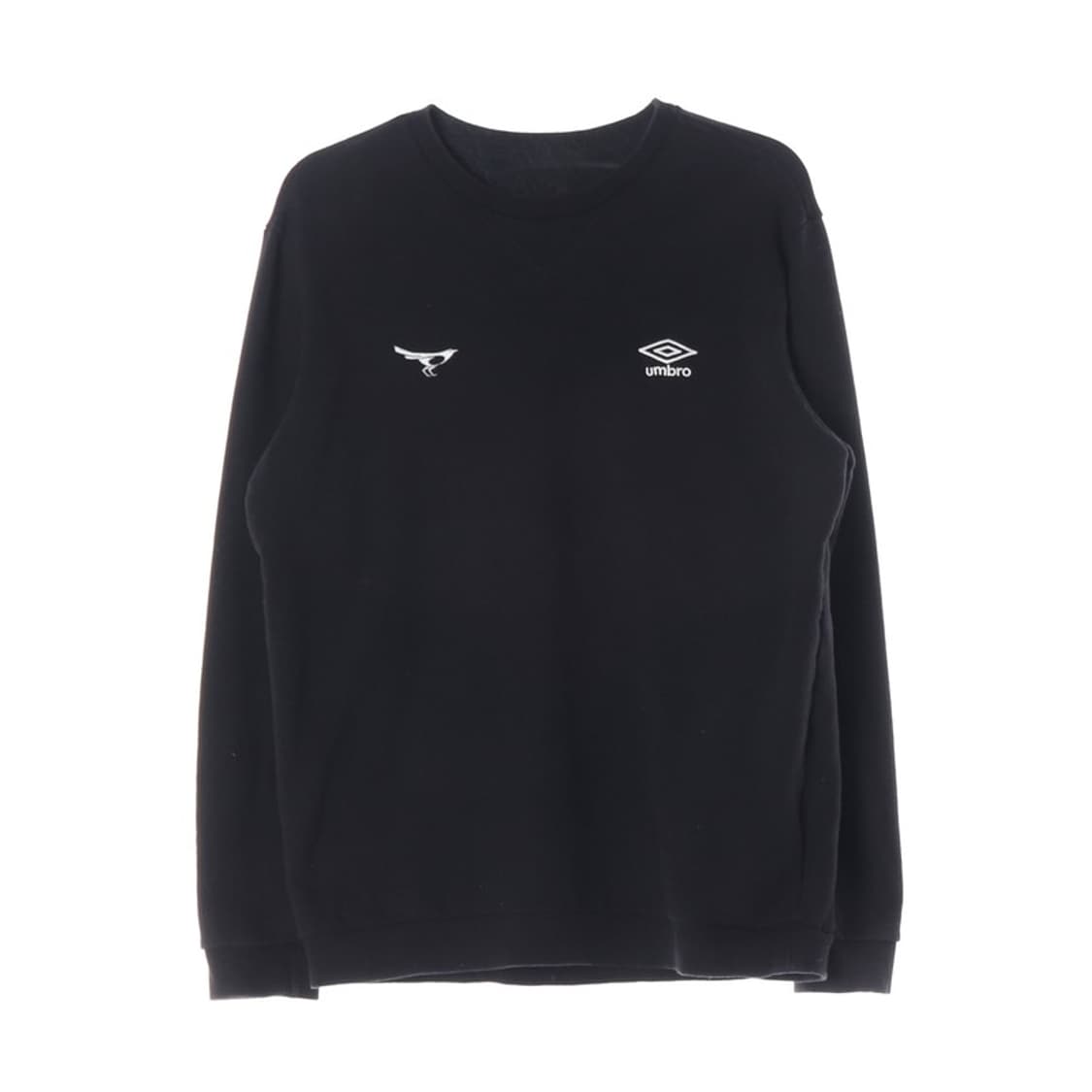 UMBRO 로고 자수 블랙 맨투맨 L 상품이미지1