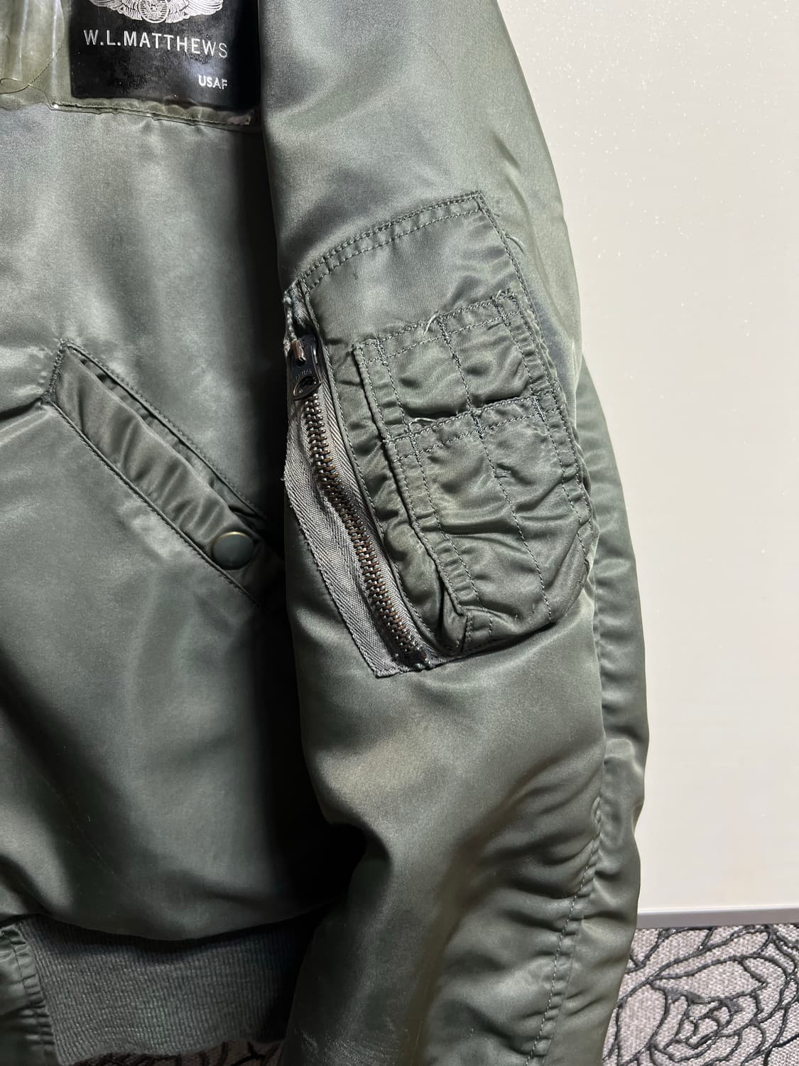 60‘s usaf L2-b 플라이트 자켓 상품이미지6