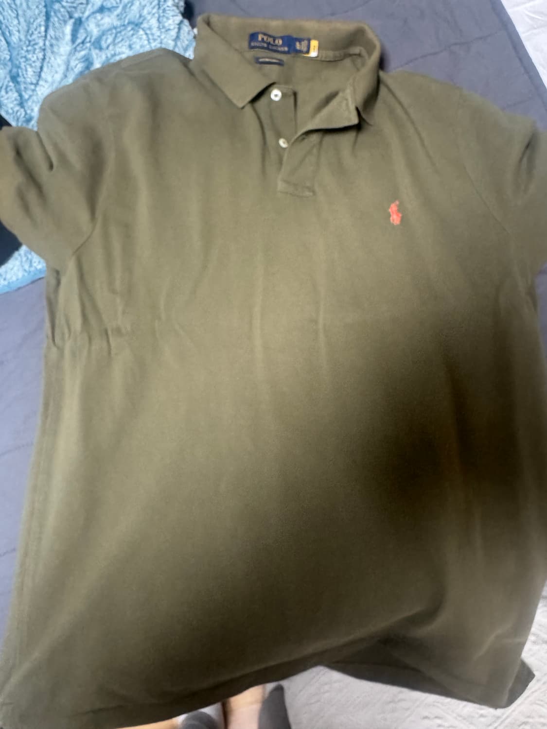 폴로 카키 카라티 반팔 xl 상품이미지1