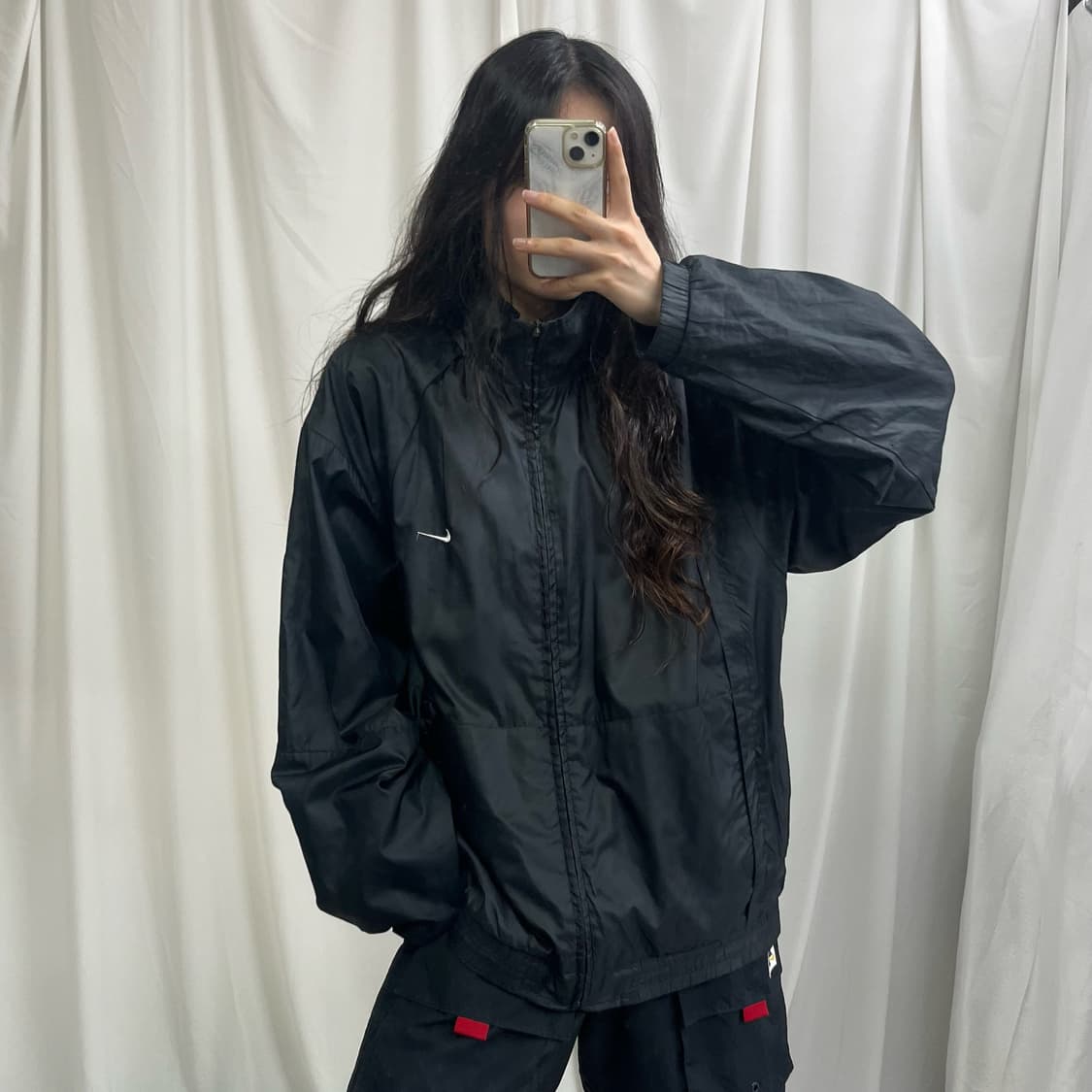 Nike black windbreak jacket 상품이미지2