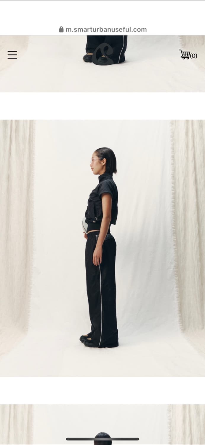 셋업) 스마트어반유즈풀 코이세이오 퍼커링 집업 팬츠  상품이미지10