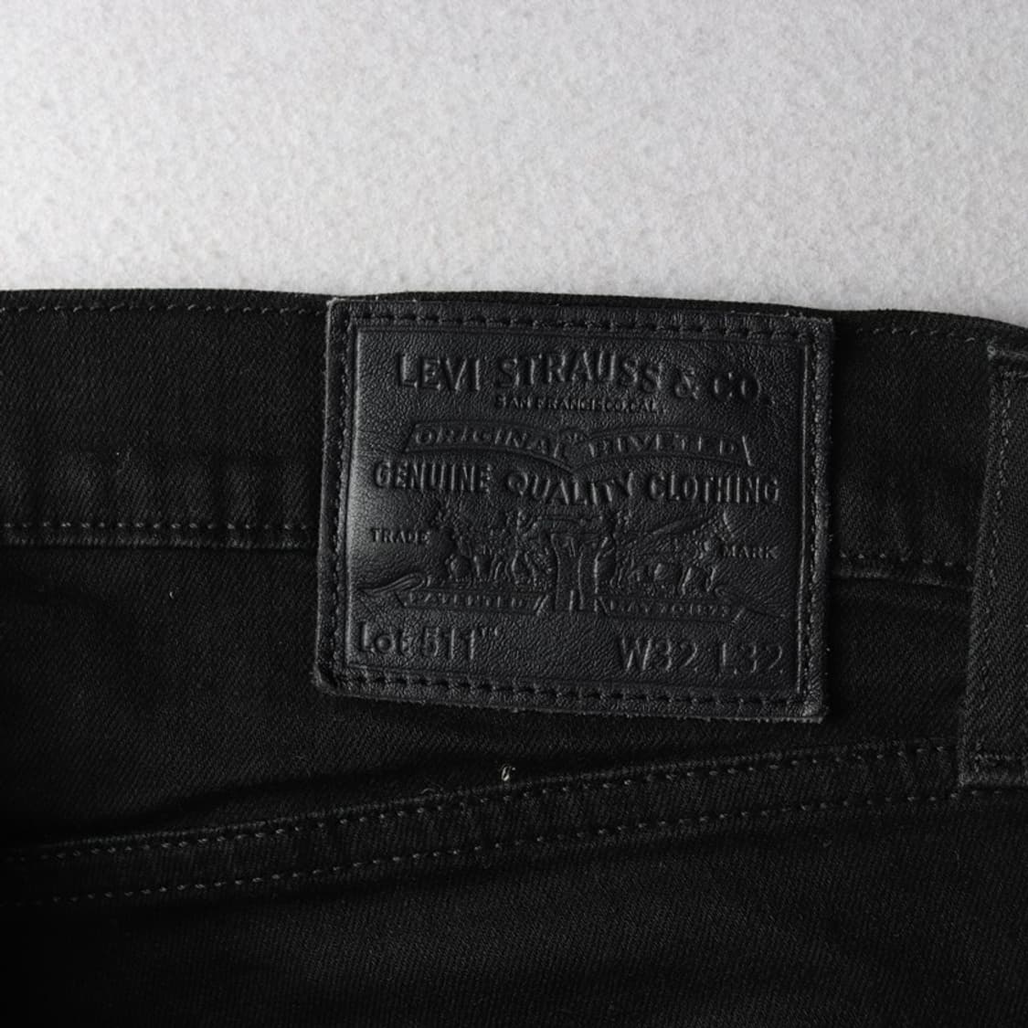 리바이스 511 흑청 데님팬츠 32 상품이미지6