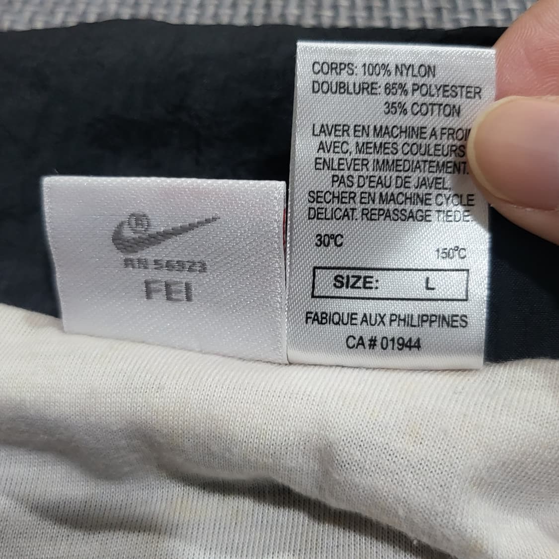 나이키 90s 올드스쿨 바람막이 자켓 블랙 (L) 상품이미지6