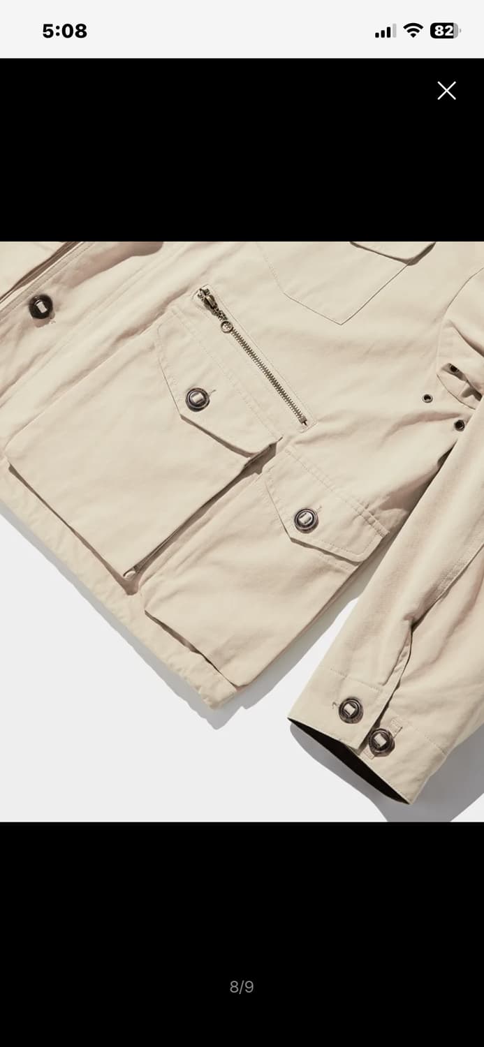 VINTAGE CANVAS FISHING JACKET_BEIGE 상품이미지5