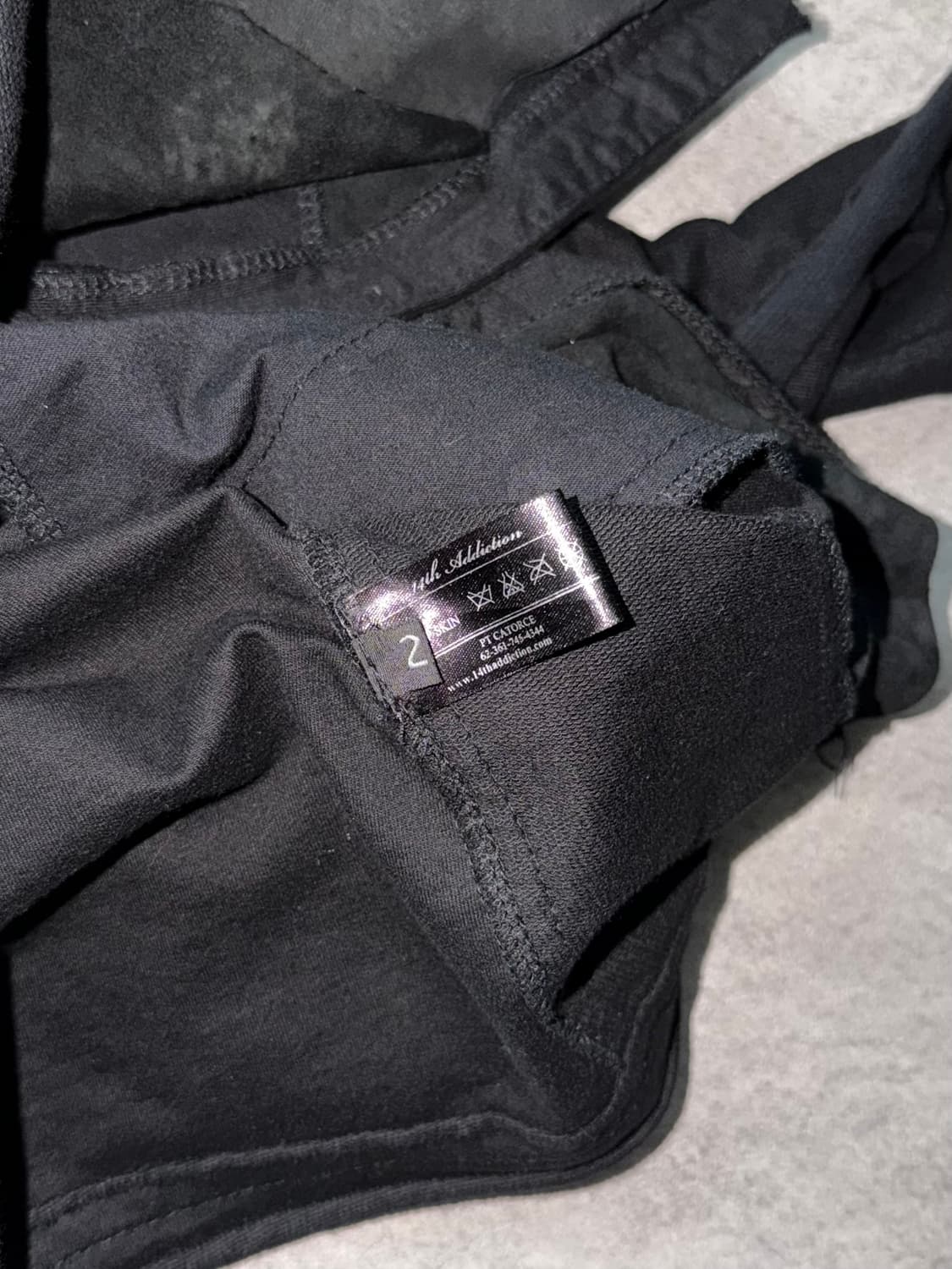 14th addiction 크로스 후드집업 상품이미지8