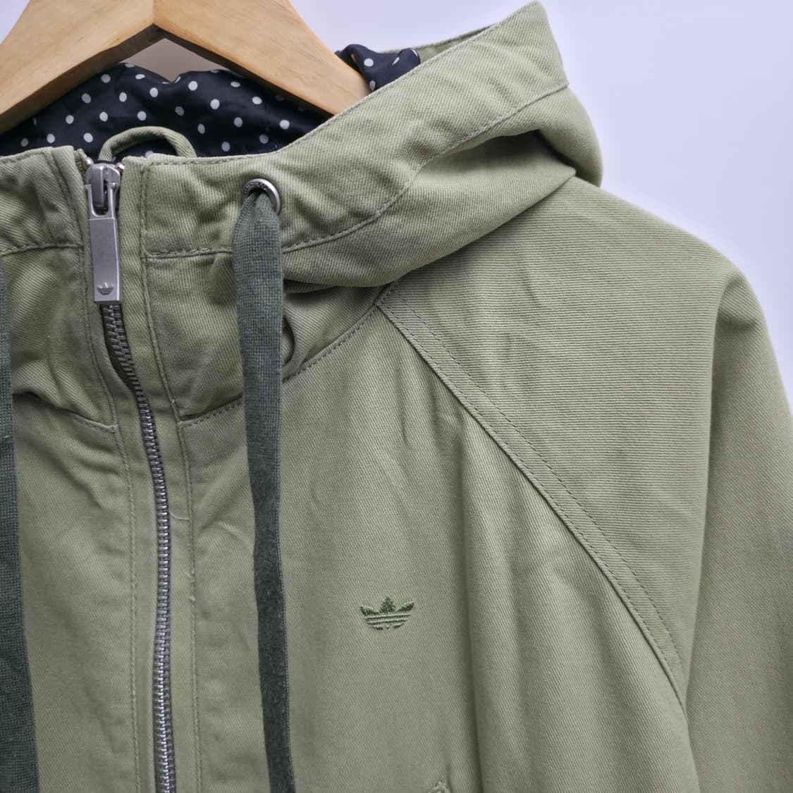 [S] 아디다스 올리브 후드 야상 자켓 상품이미지4