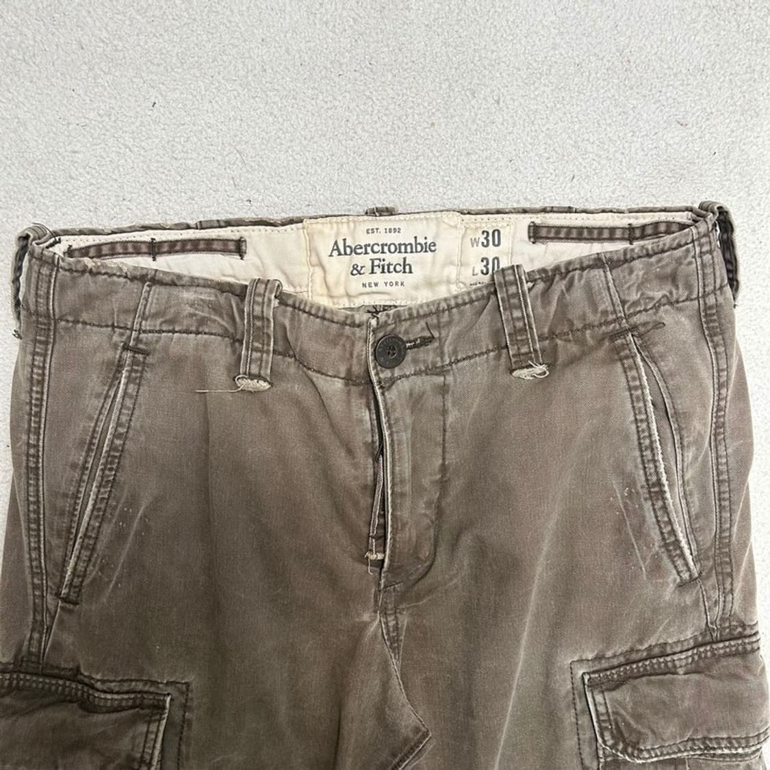 아베크롬비&피츠 빈티지 스타일 카고 팬츠 W30 L30 상품이미지2