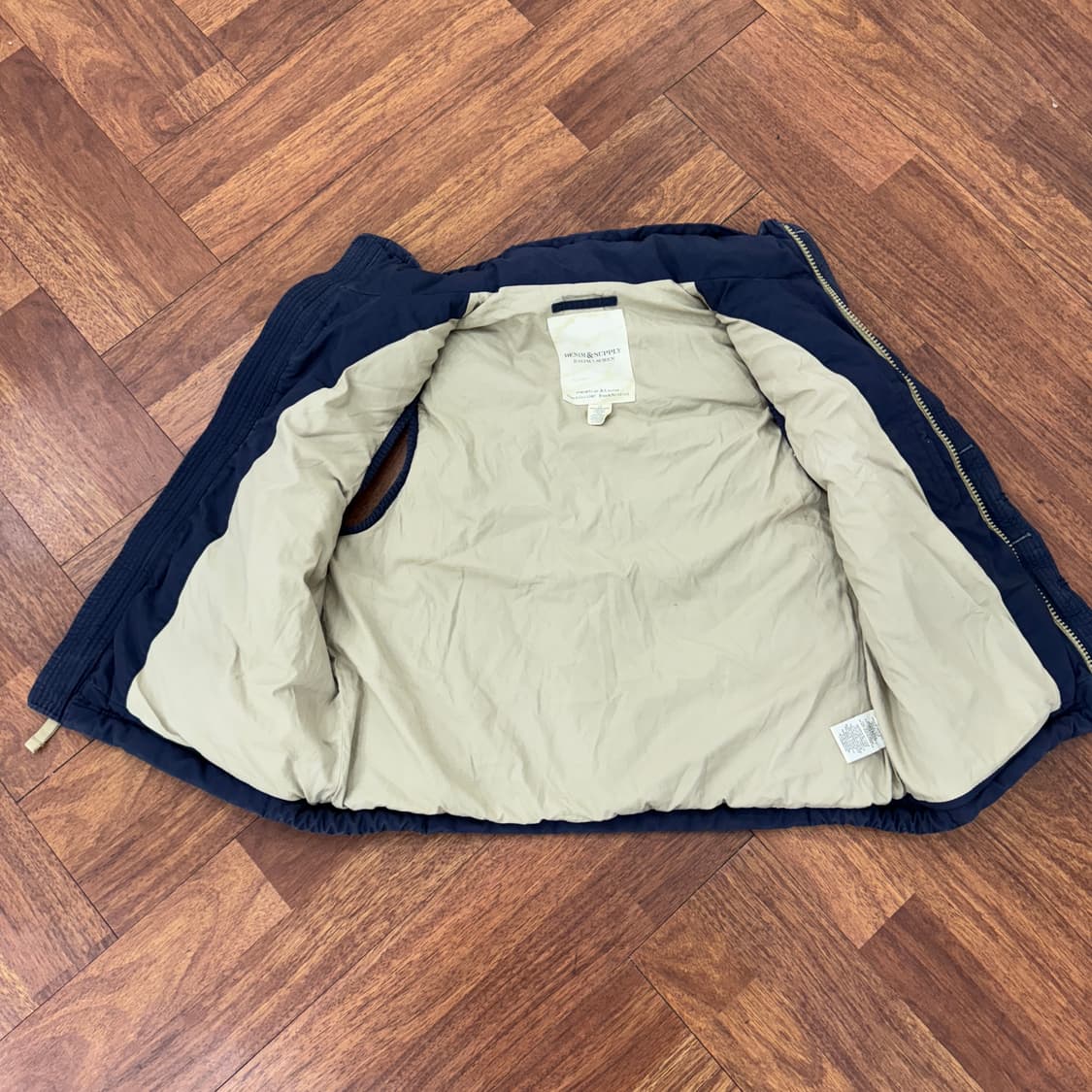 L(105) 폴로 랄프로렌 데님앤서플라이 빈티지 패딩 조끼  상품이미지3