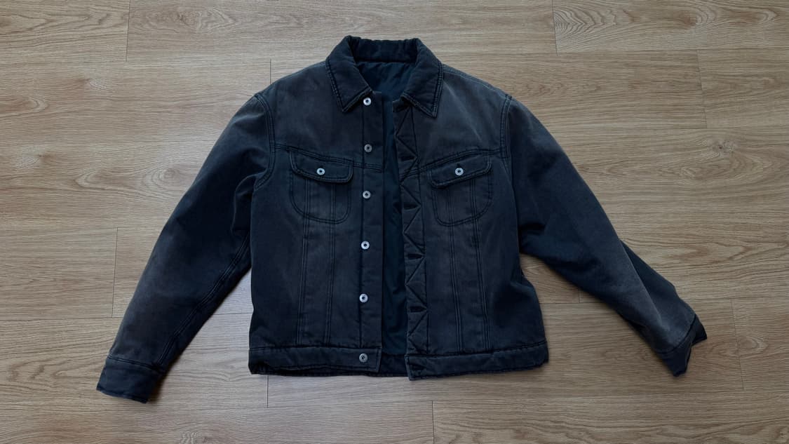 쿠어 머드 다잉 패디드 데님 자켓 CXE4DJ01K 상품이미지1