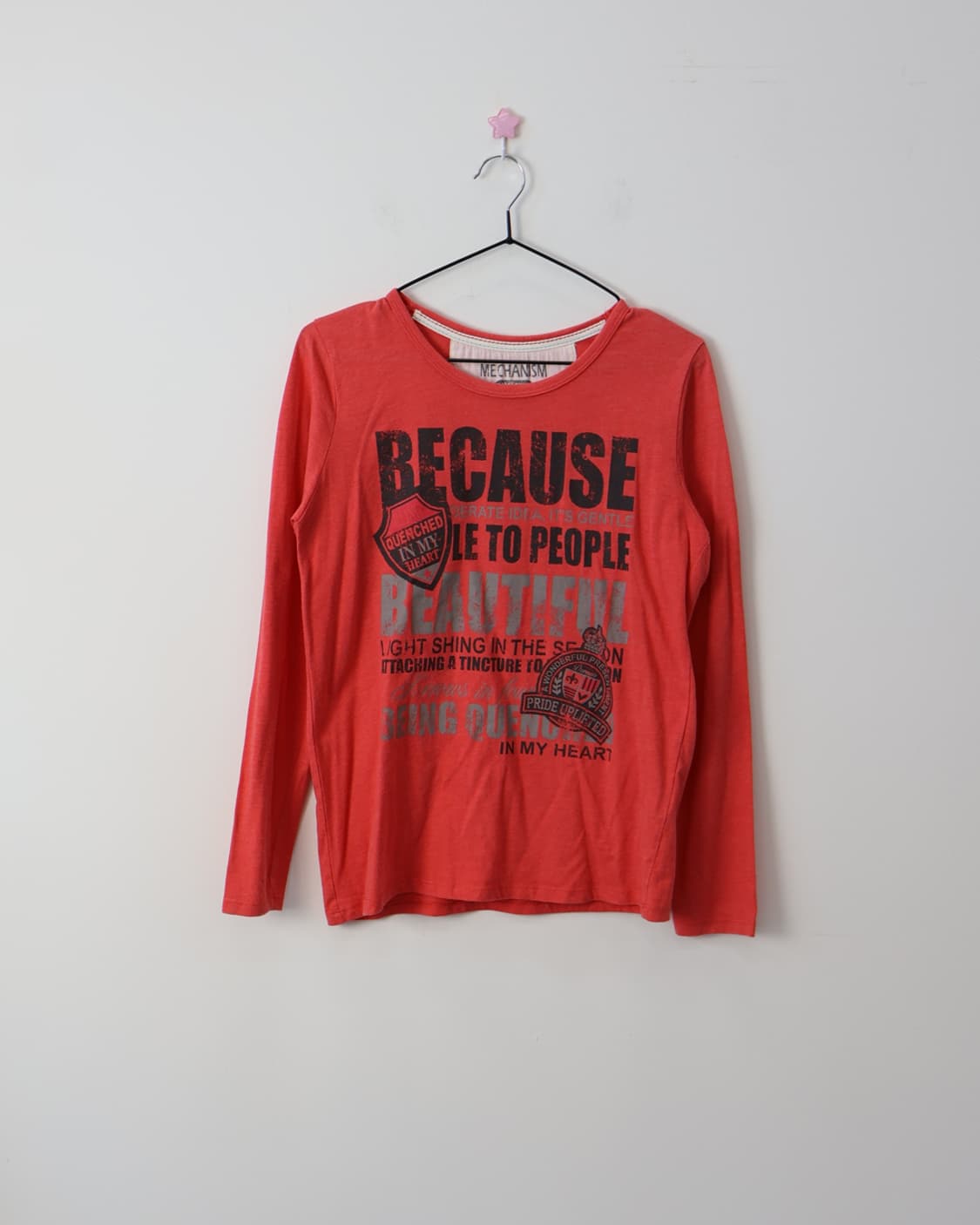 Jpn Kitsch Graphic Long Sleeve T-Shirts 상품이미지3