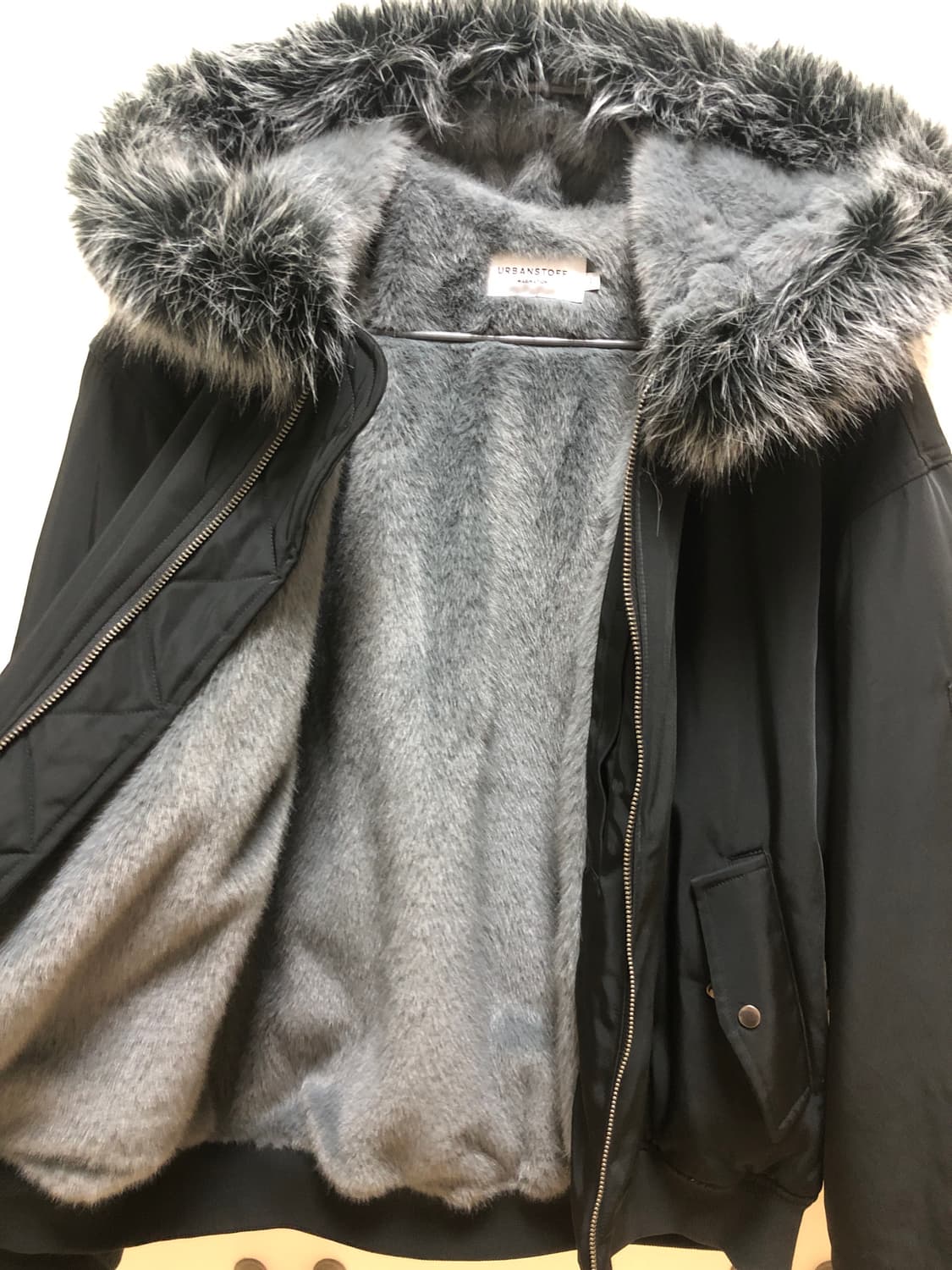 MA-1 퍼 후드 점퍼 상품이미지2