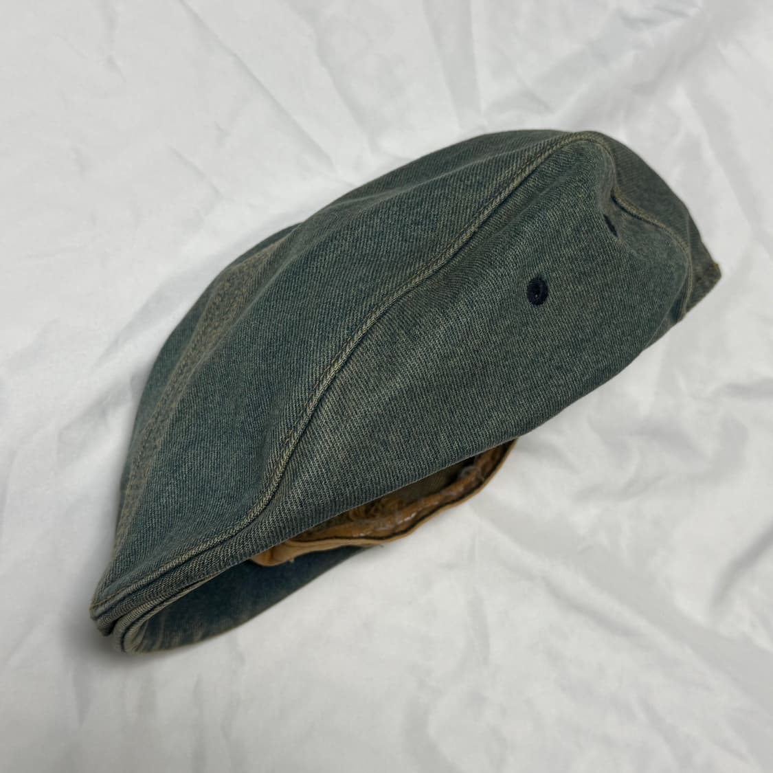 y2k 빈티지 청데님 헌팅캡 모자 상품이미지1