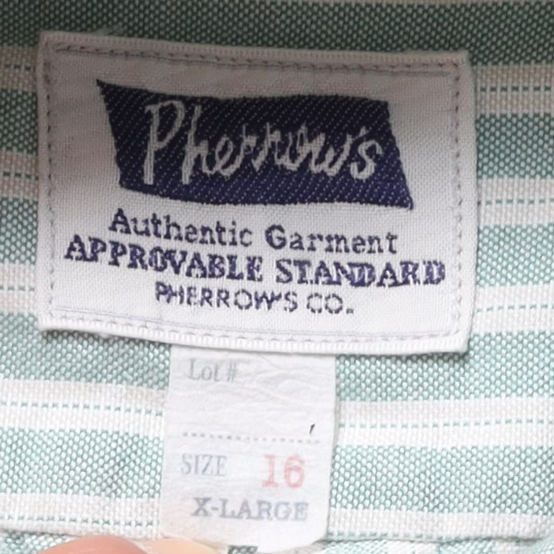 페로우즈 Pherrows Stripe Pattern Shirt

 상품이미지7