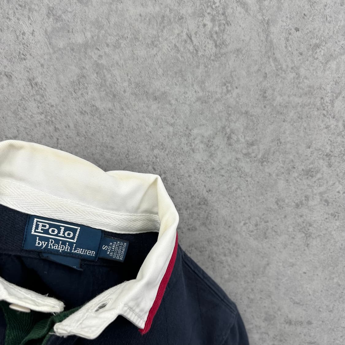 90 폴로 랄프로렌 럭비 빅포니 남자 헤비코튼 긴팔 카라티 상품이미지5