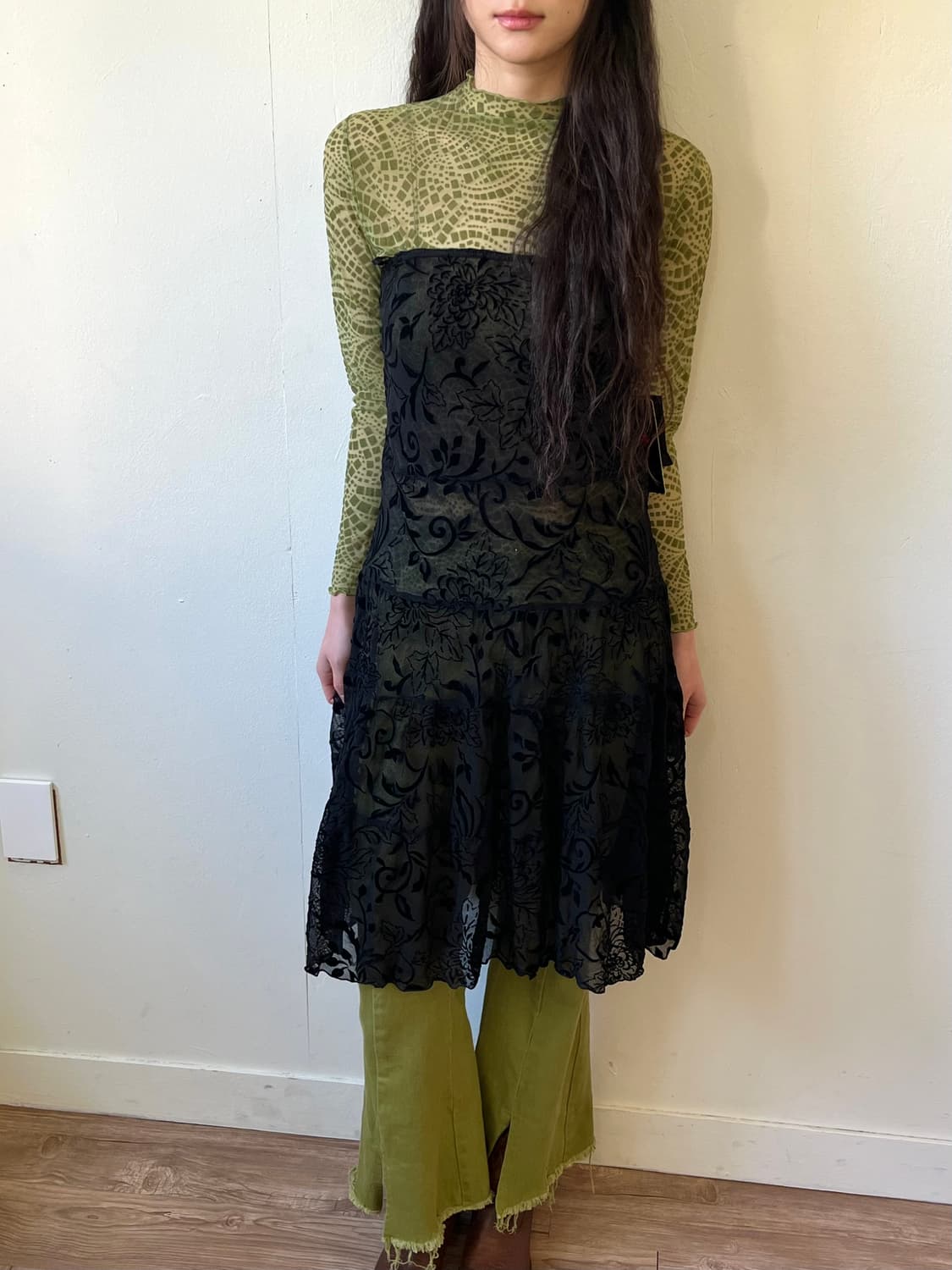 HIROKO KOSHINO 레이어드 원피스 상품이미지7