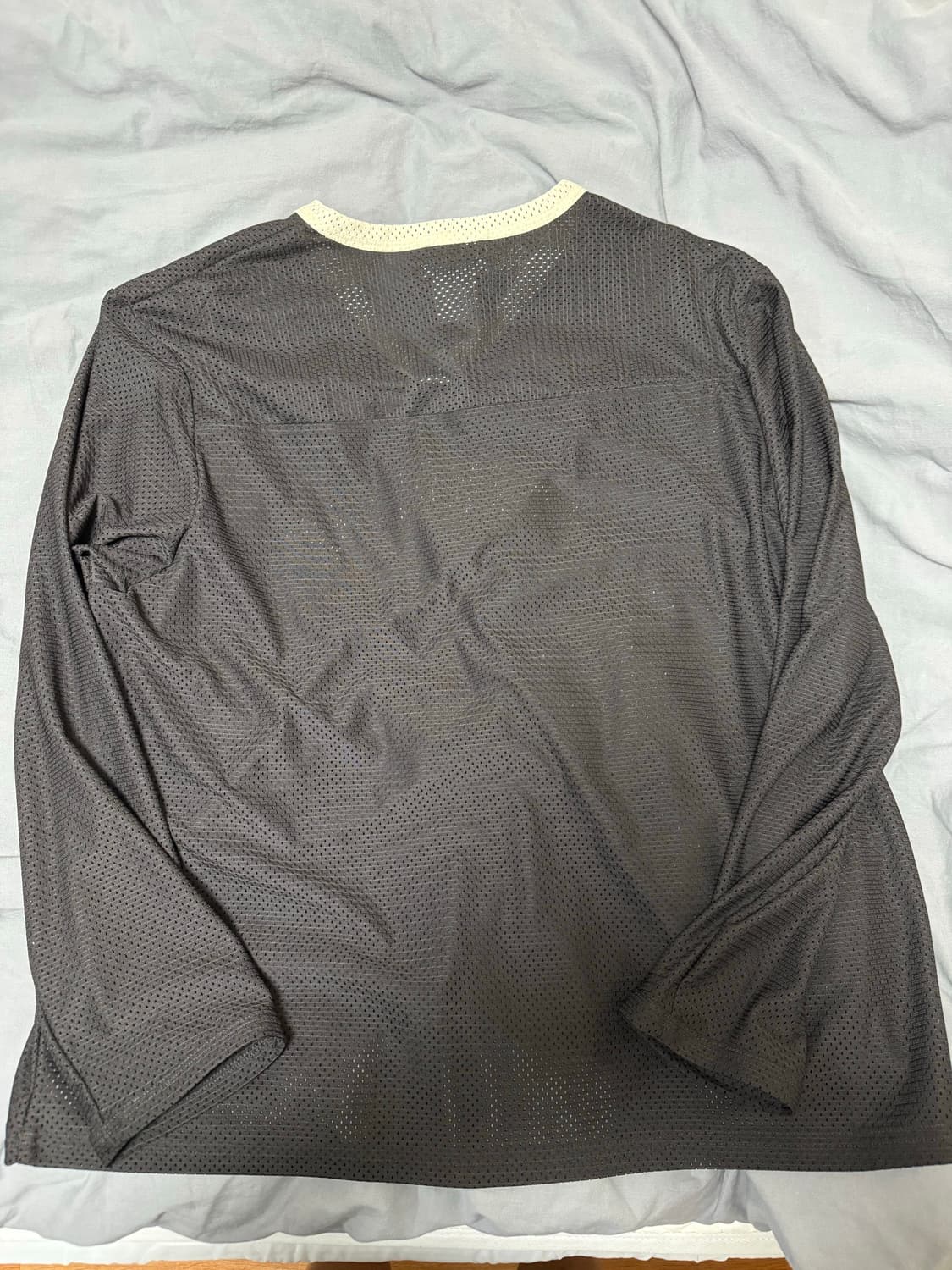 [US XL] 나이키 x 보디 메쉬 저지 쉐도우 브라운 에크루 상품이미지5