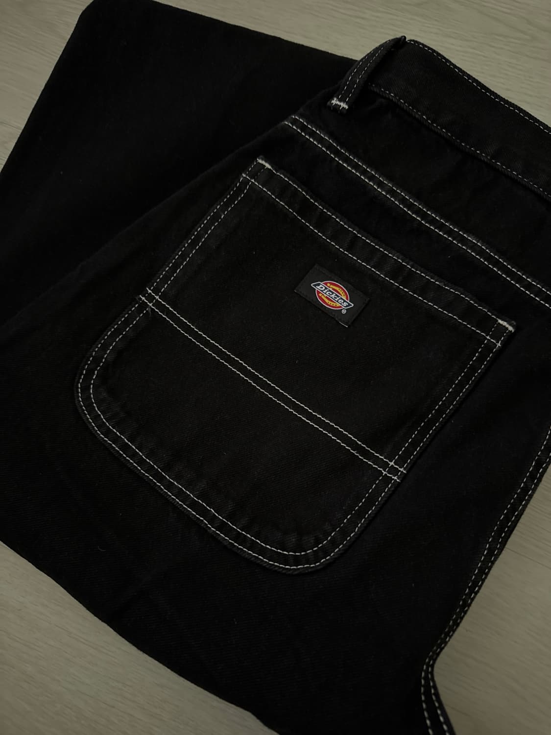 디키즈 더블니 데님 블랙 상품이미지1