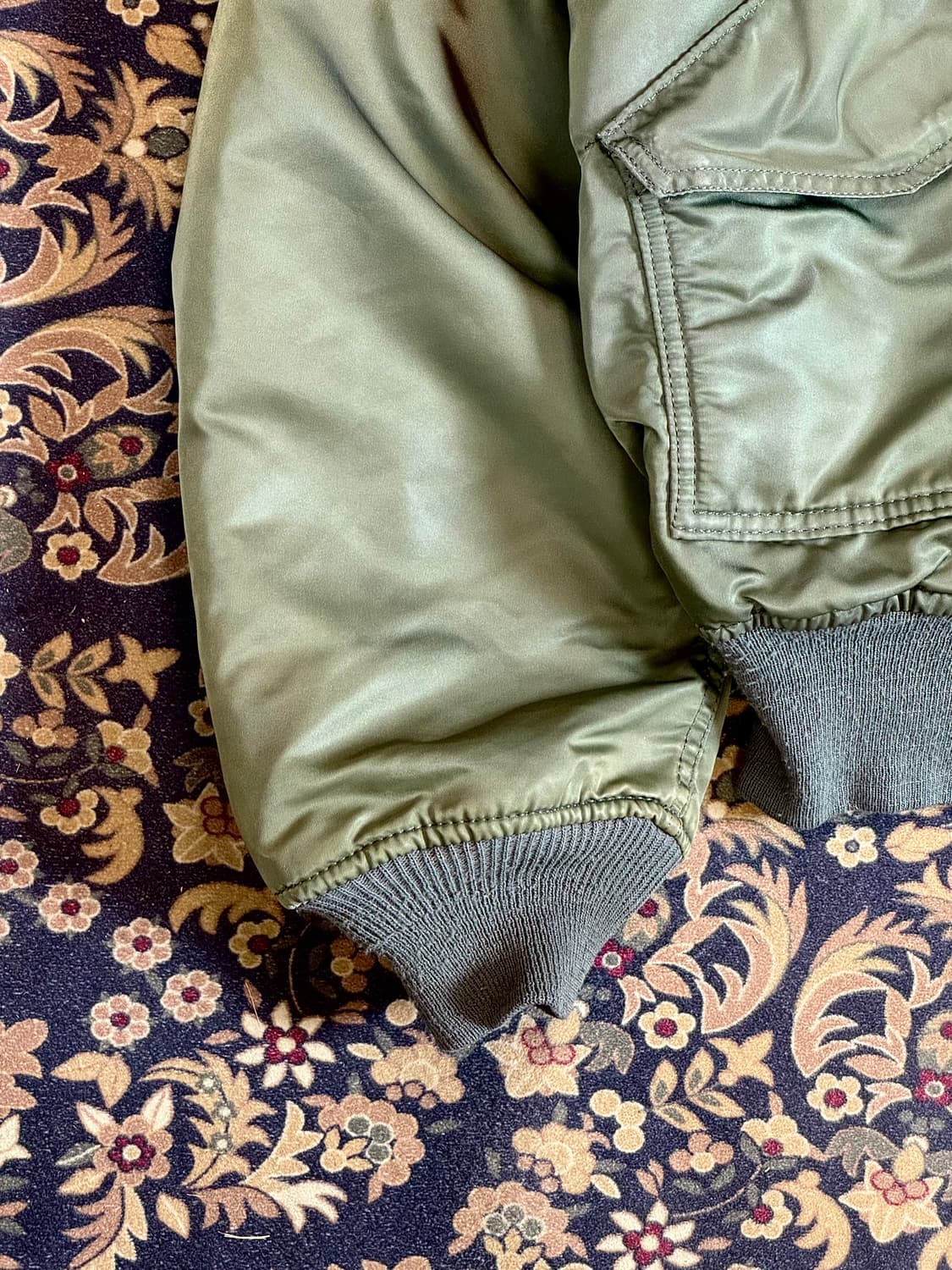 90s Made in USA 알파인더스트리 CWU-45 플라이트자켓 상품이미지7