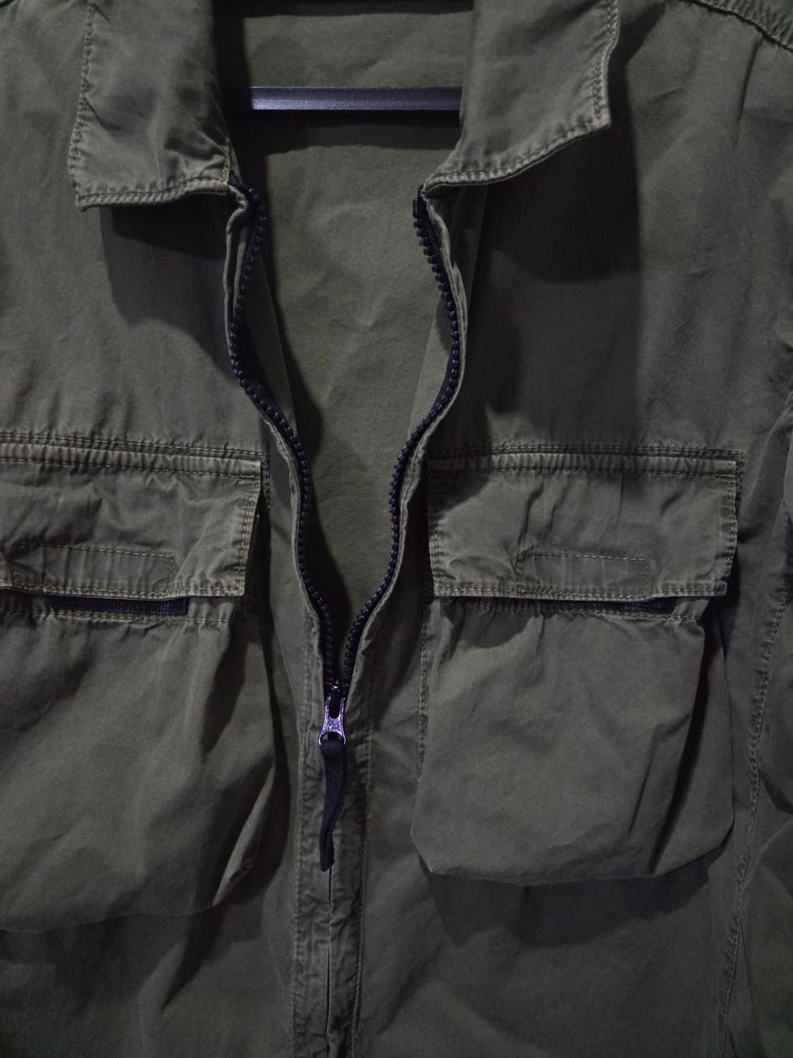 정품 스톤아일랜드 카키 올드이펙트 114WN 오버셔츠 100/L 상품이미지4