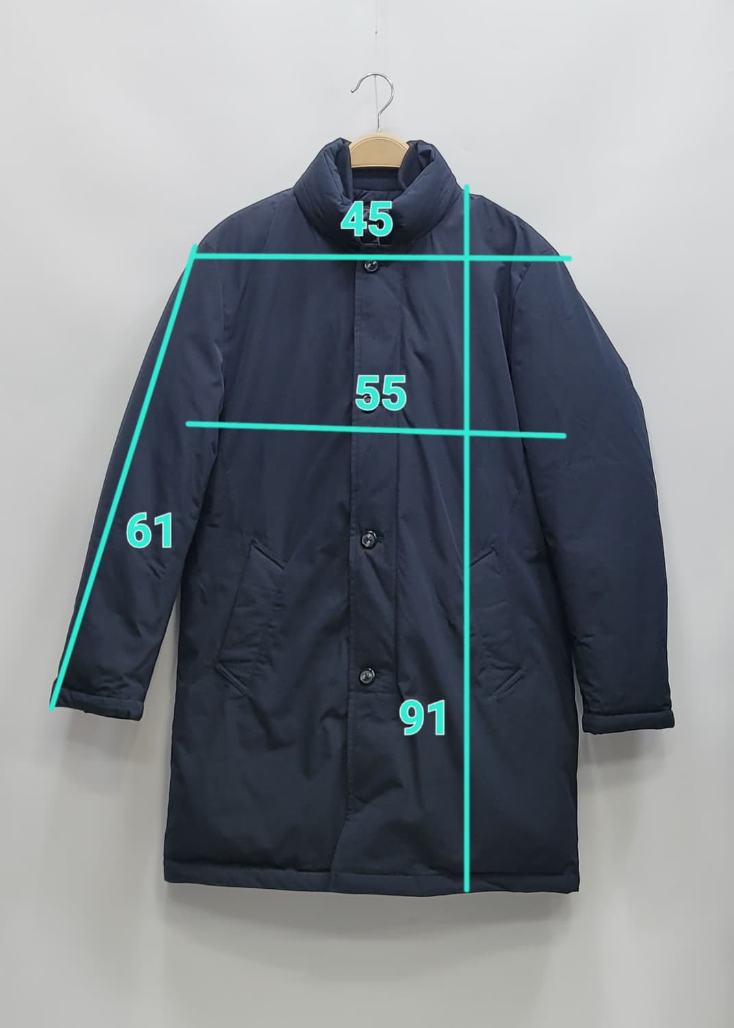 PERI JENSON 페리 젠슨 다운 패딩 코트 / 남 95 네이비 상품이미지10