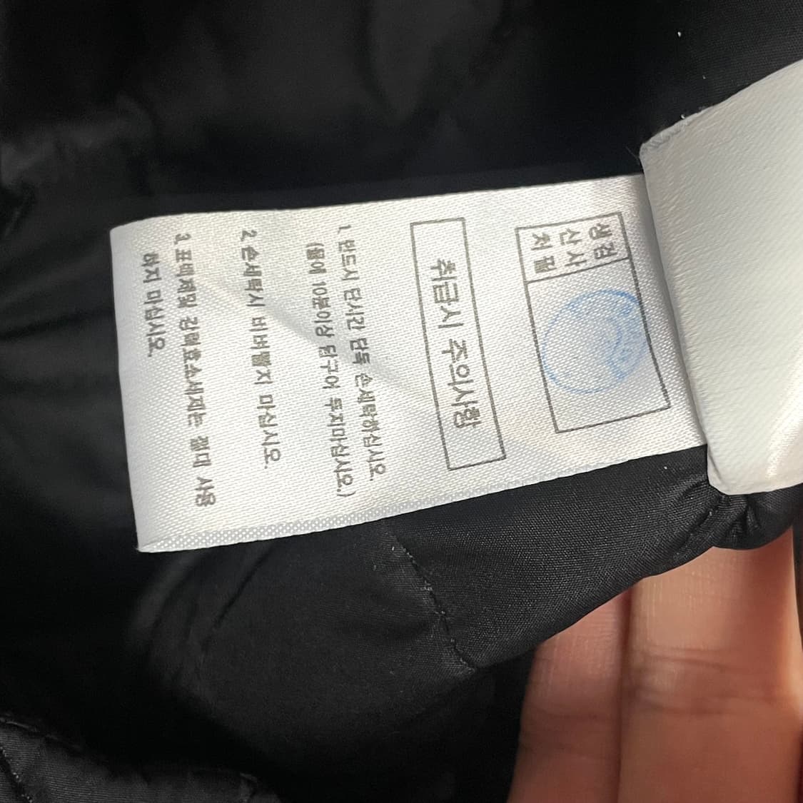 K2 블랙 경량패딩 점퍼 자켓 남성110 상품이미지5