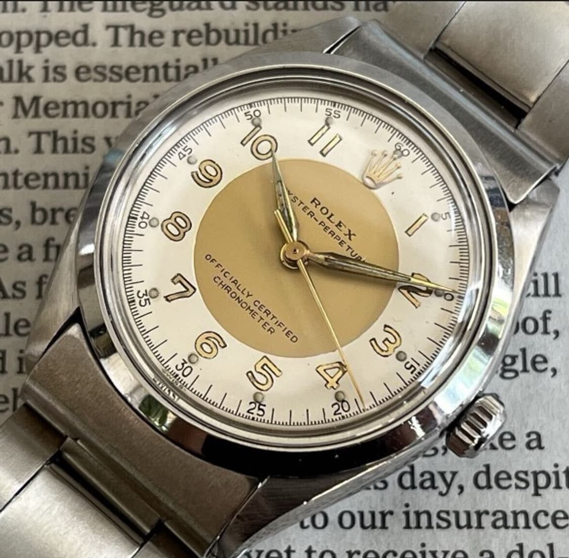 Rolex oyster perpetual twotone color 상품이미지9