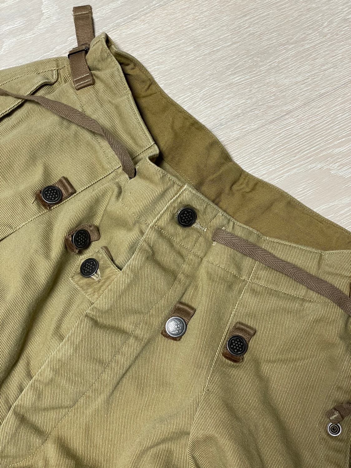 캐피탈 kapital 헤비드릴 점보 카고 팬츠 베이지. 카고 2사이즈 상품이미지2