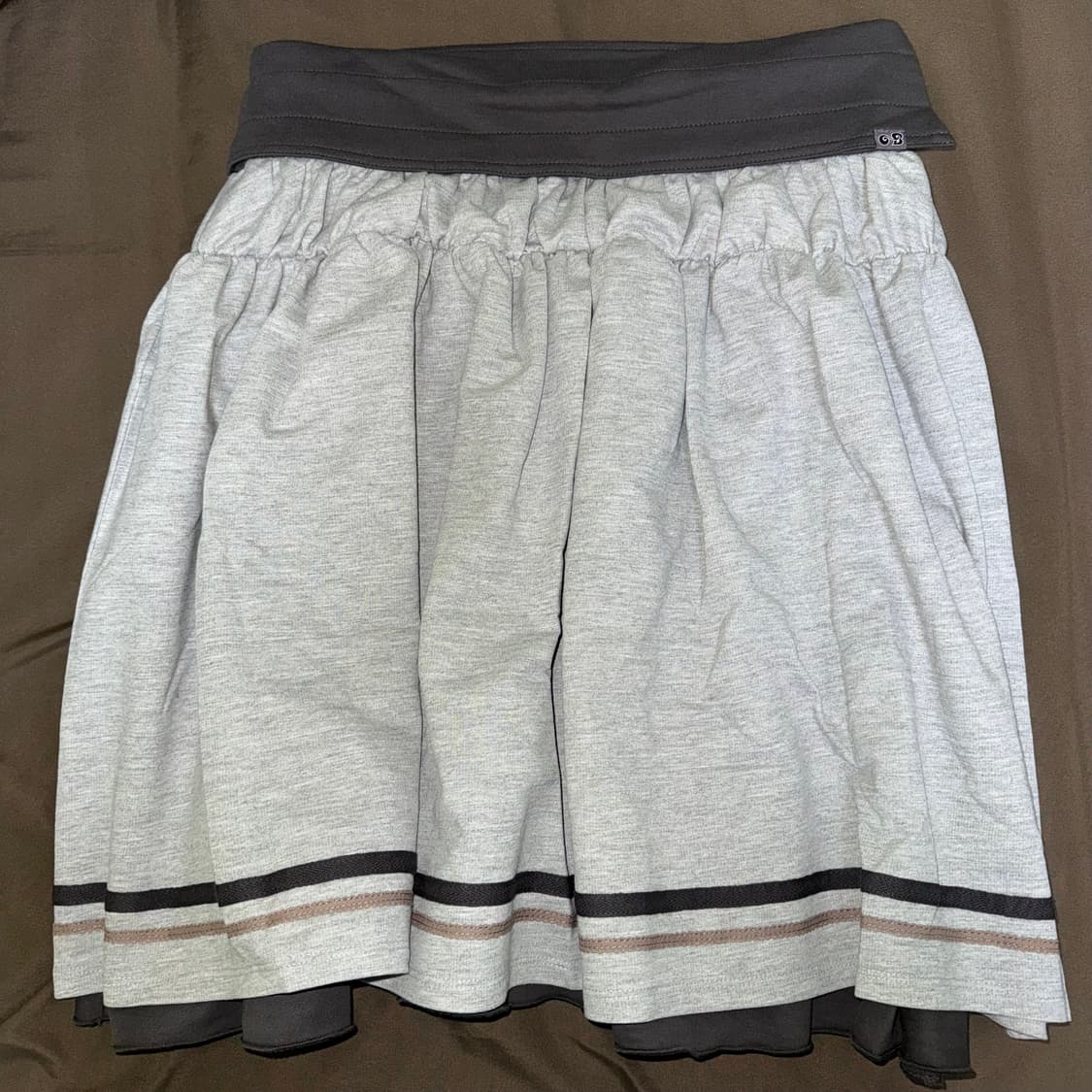 코이세이오 브라이스 스커트 2사이즈 멜란지 그레이 상품이미지3