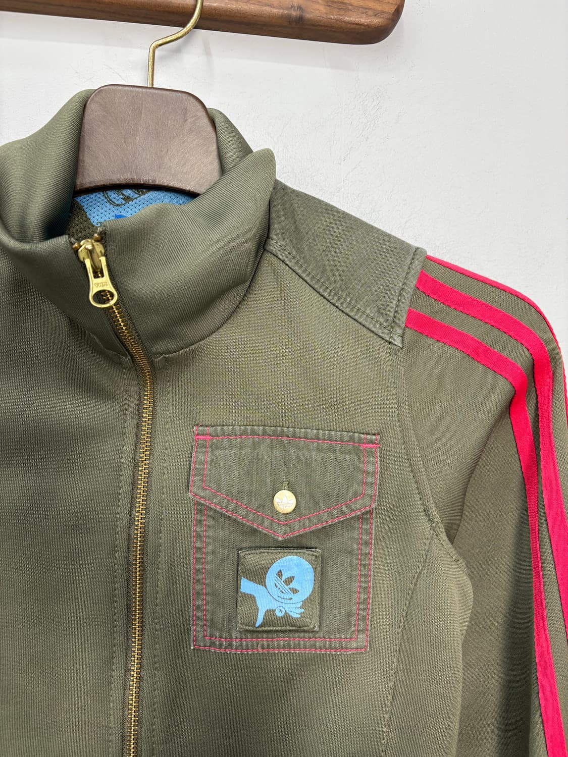 아디다스 패치포인트 올리브그린 트랙자켓 A3295 상품이미지4