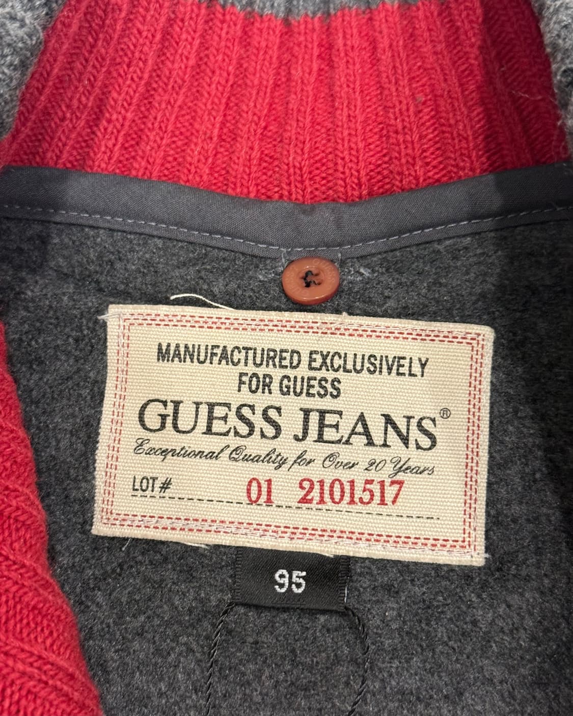 GUESS 90s 왕관 니트집업  상품이미지5